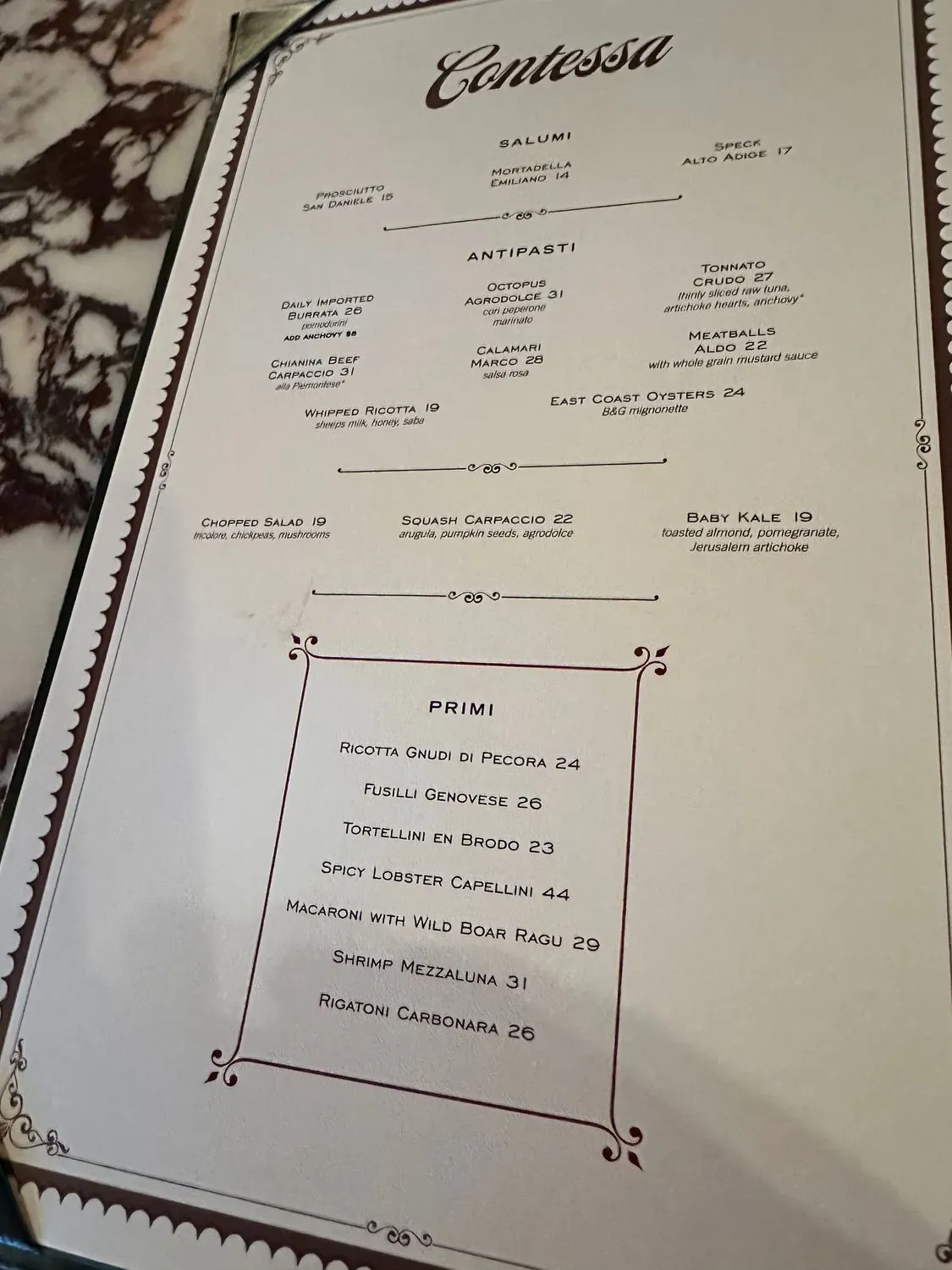 Menu 3