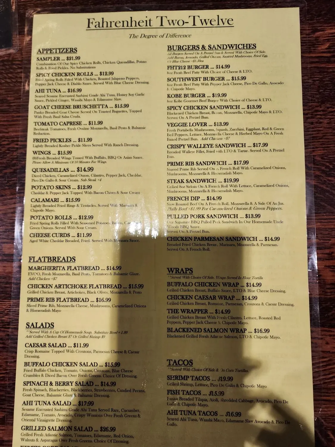 Menu 2