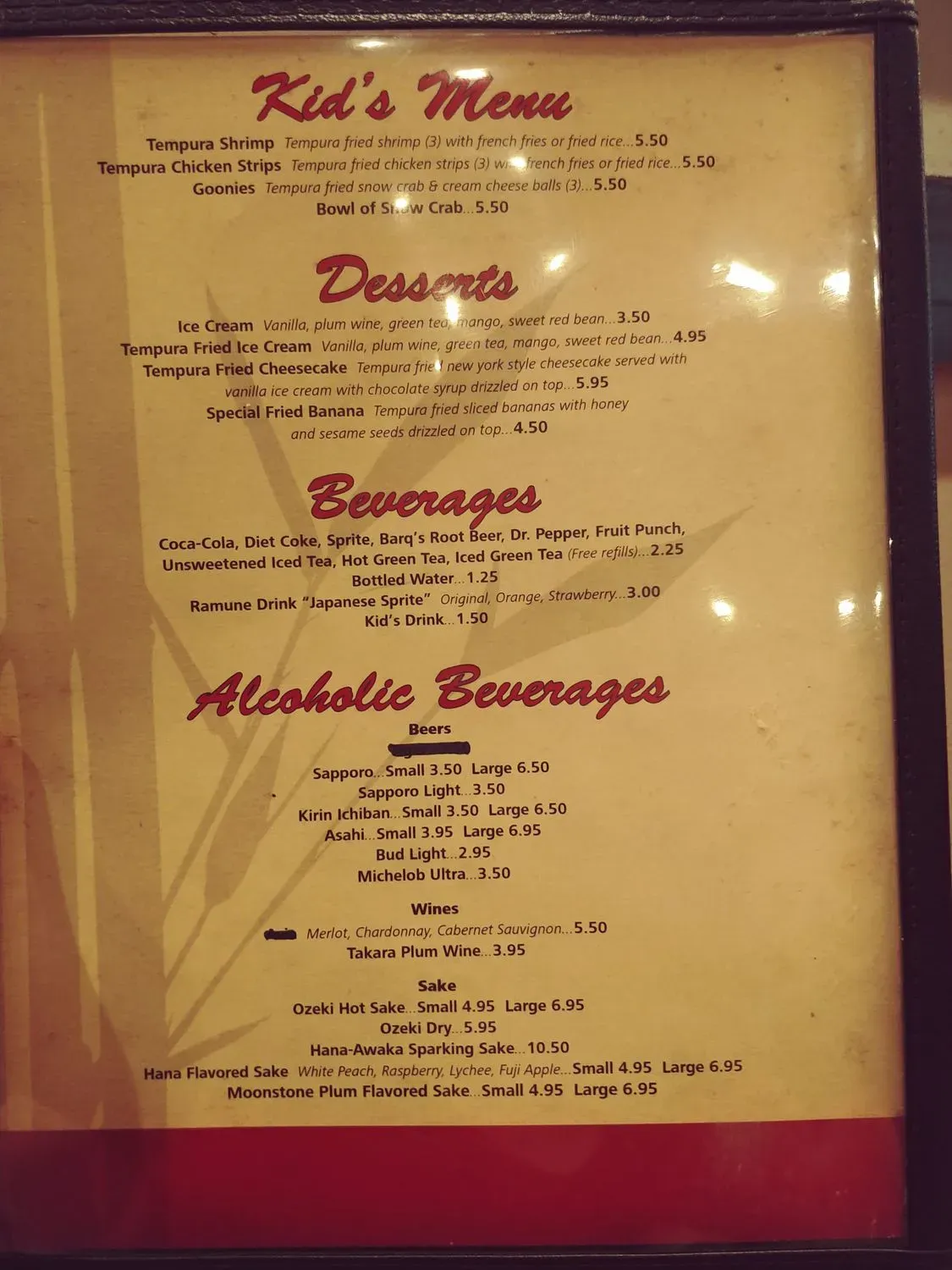 Menu 4