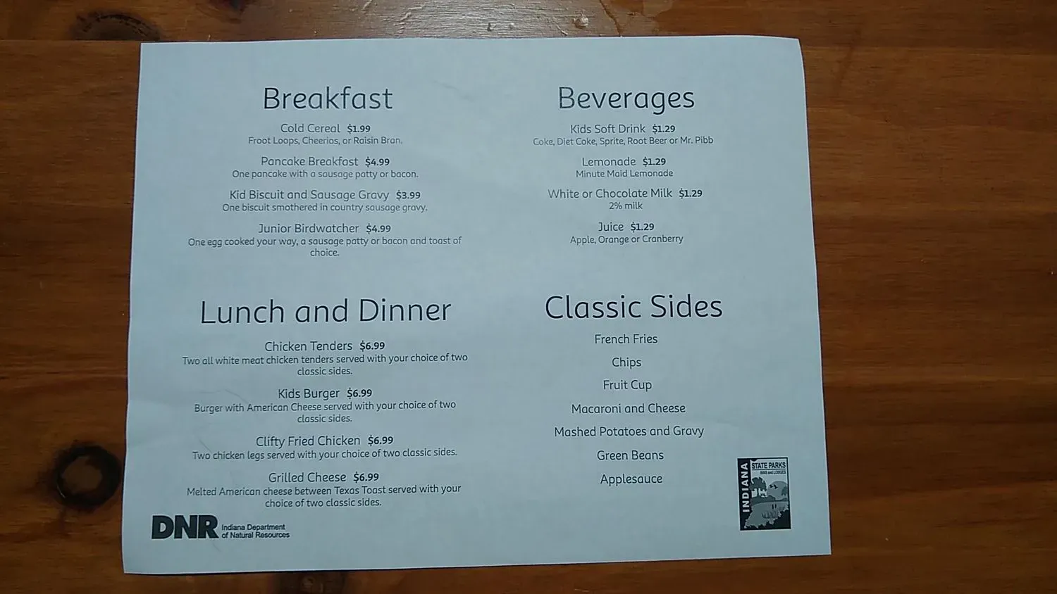 Menu 3