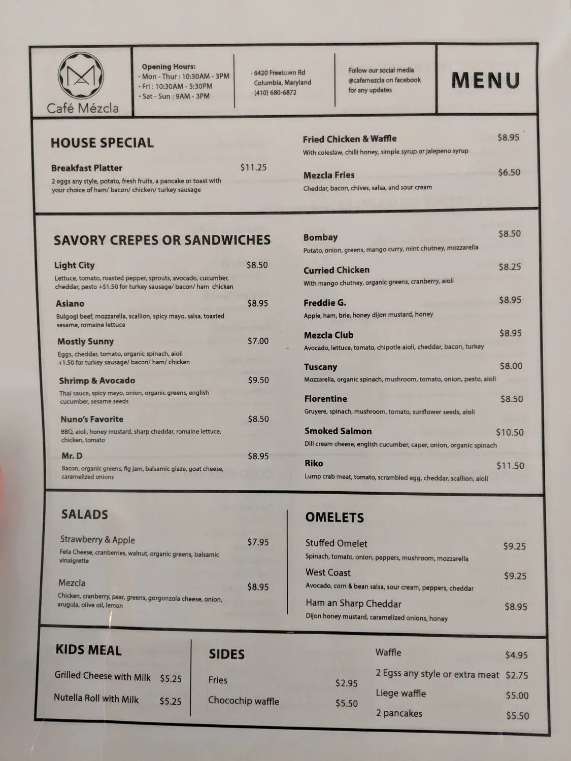 Menu 6