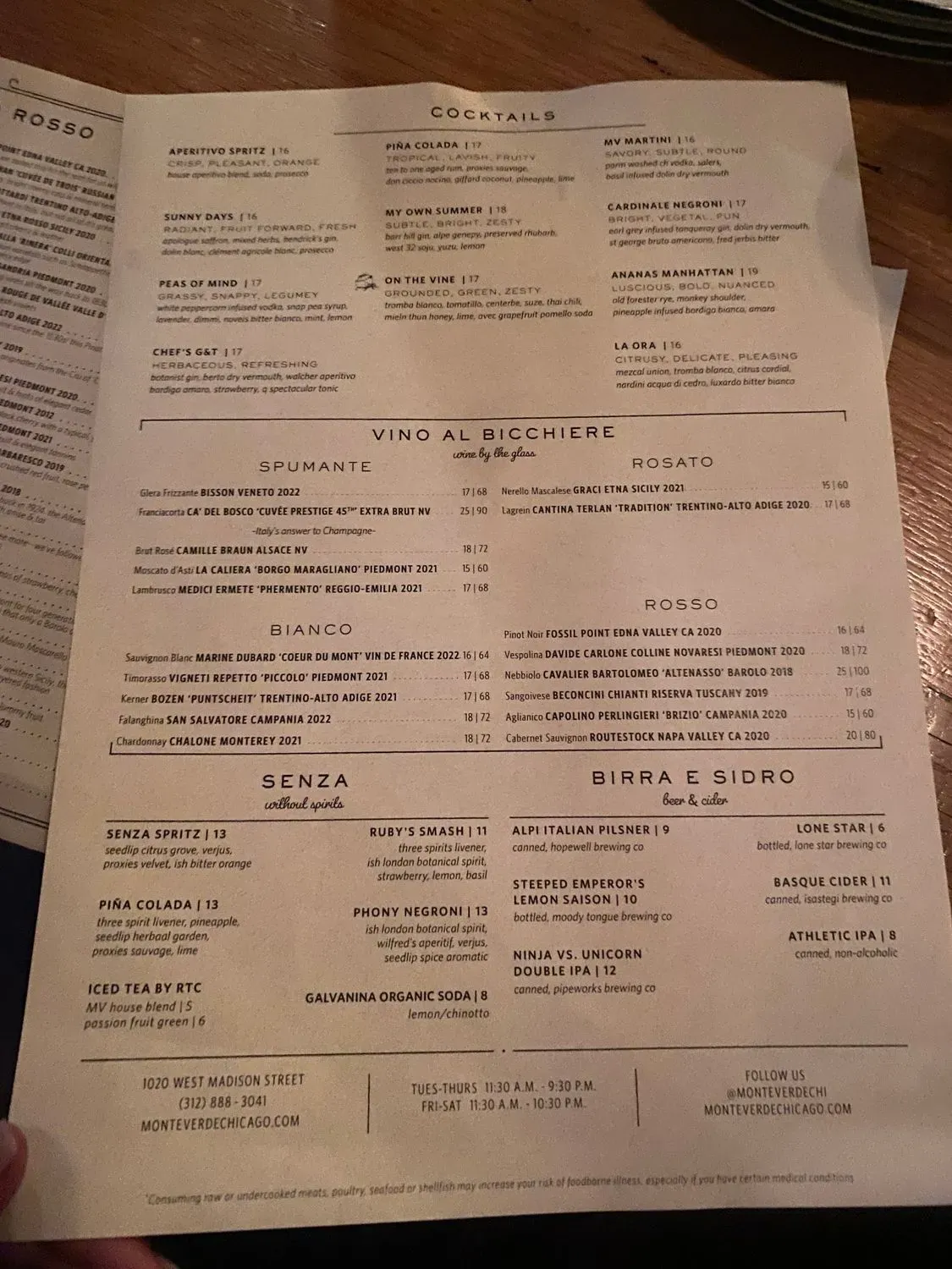 Menu 4