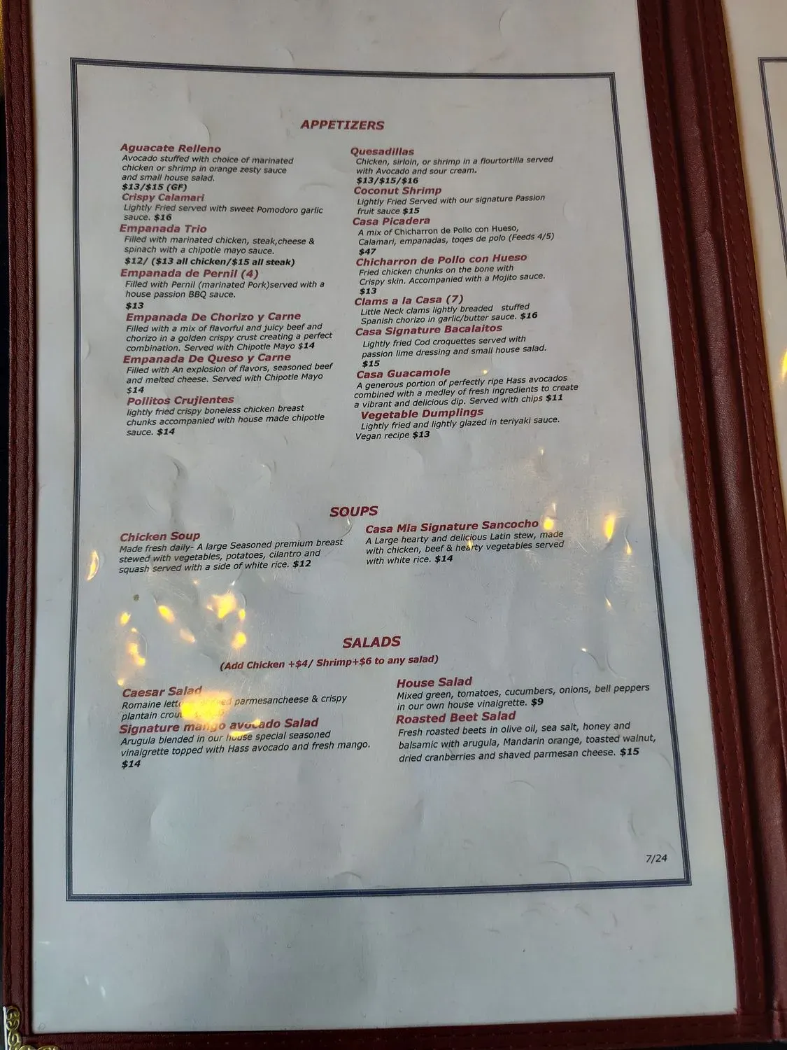 Menu 2