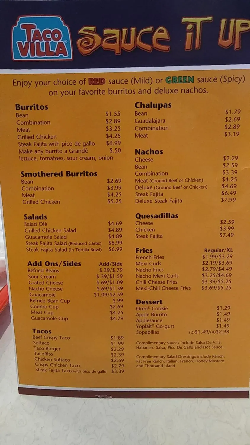 Menu 2