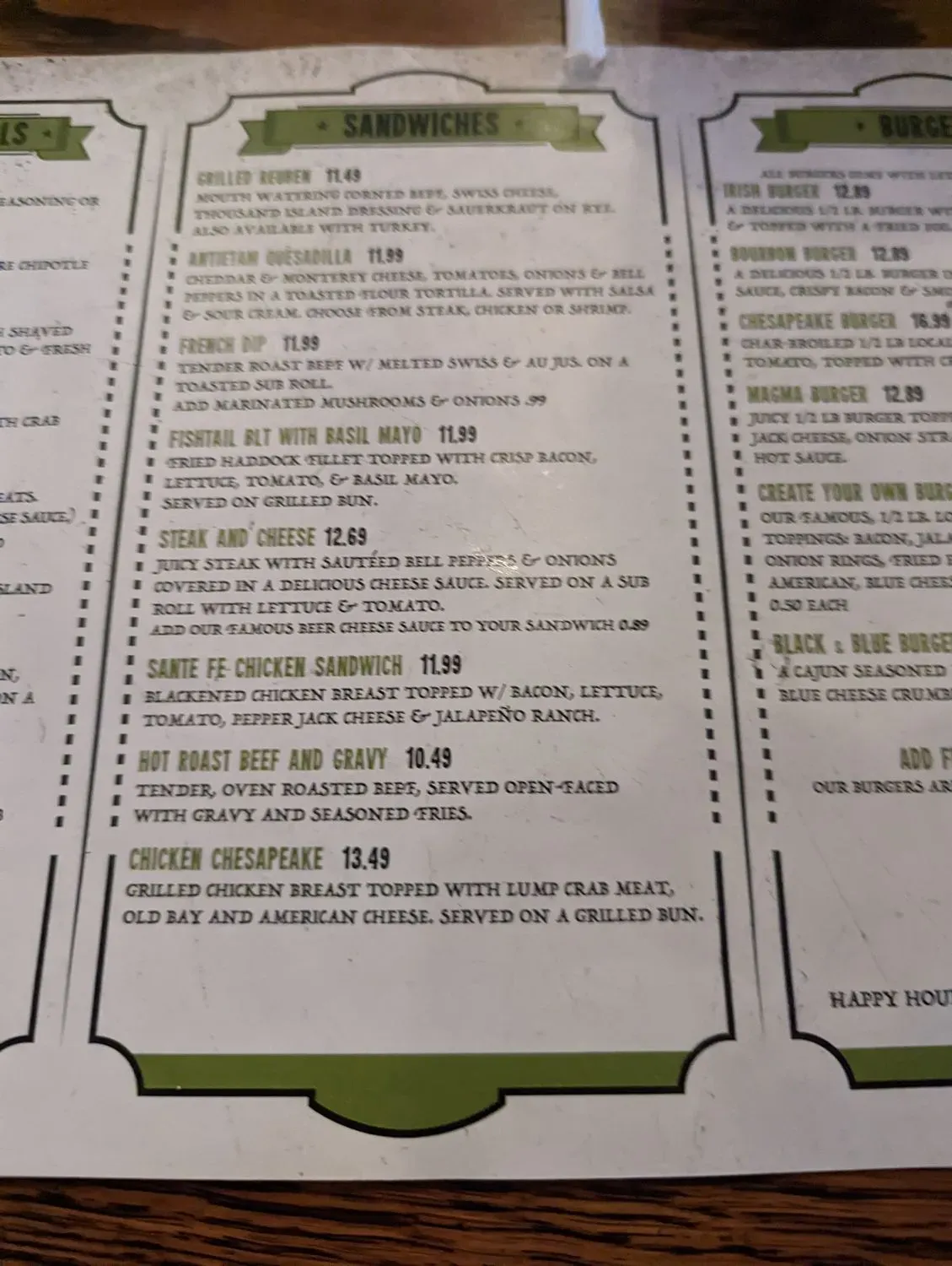 Menu 4