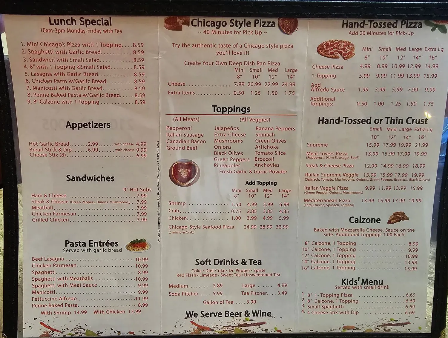 Menu 3