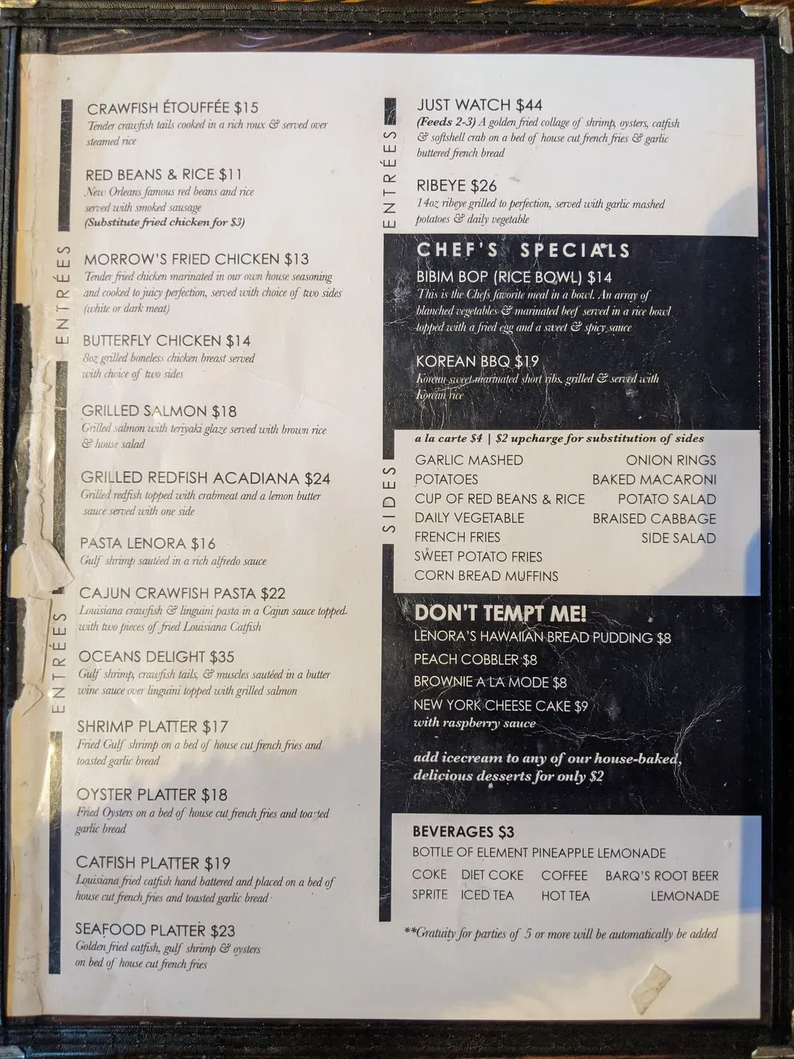 Menu 4