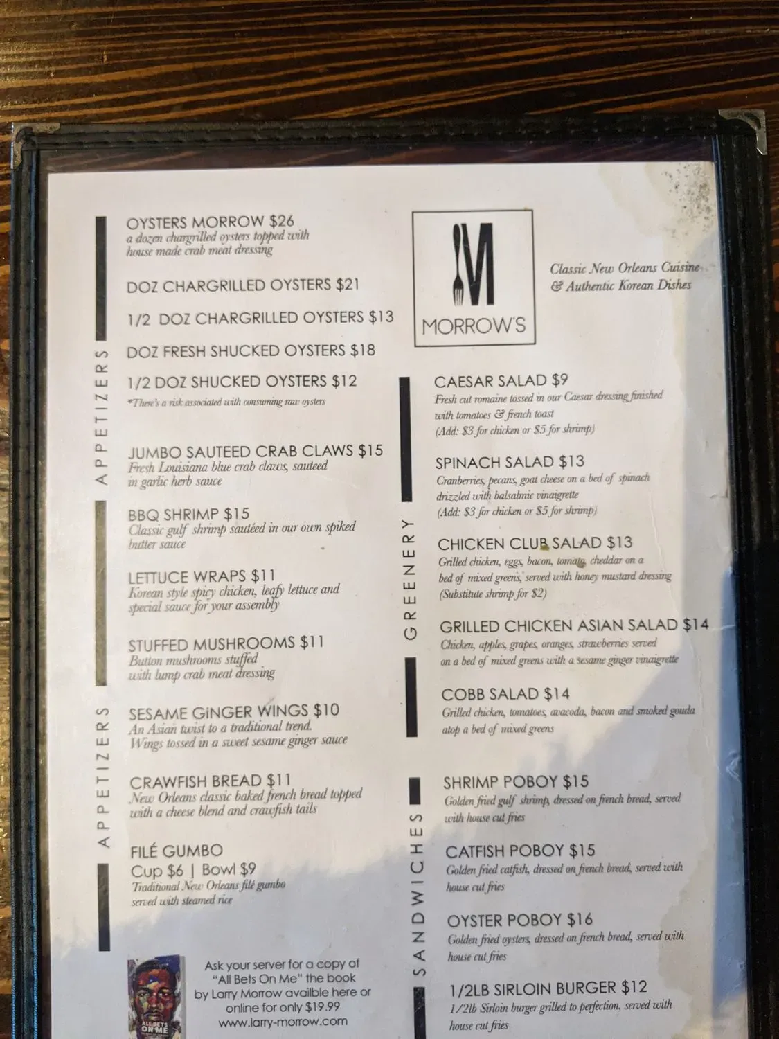 Menu 5