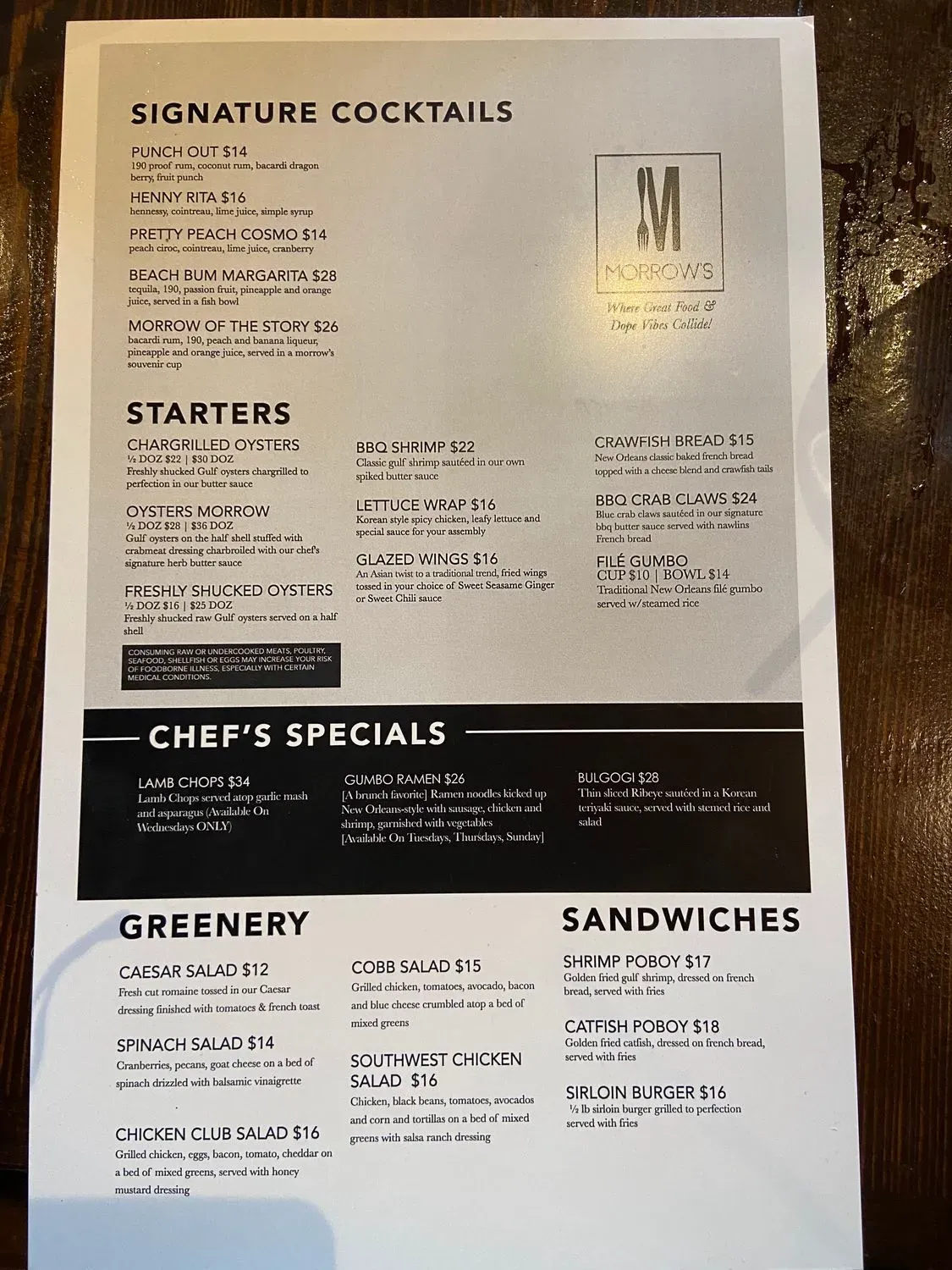 Menu 2