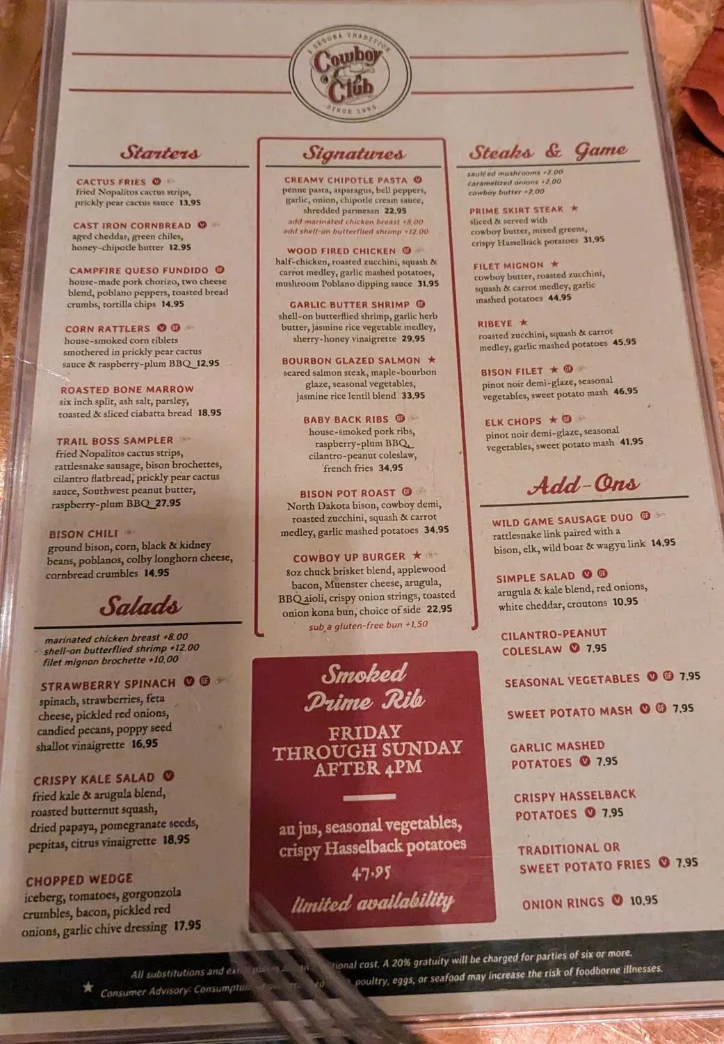 Menu 4