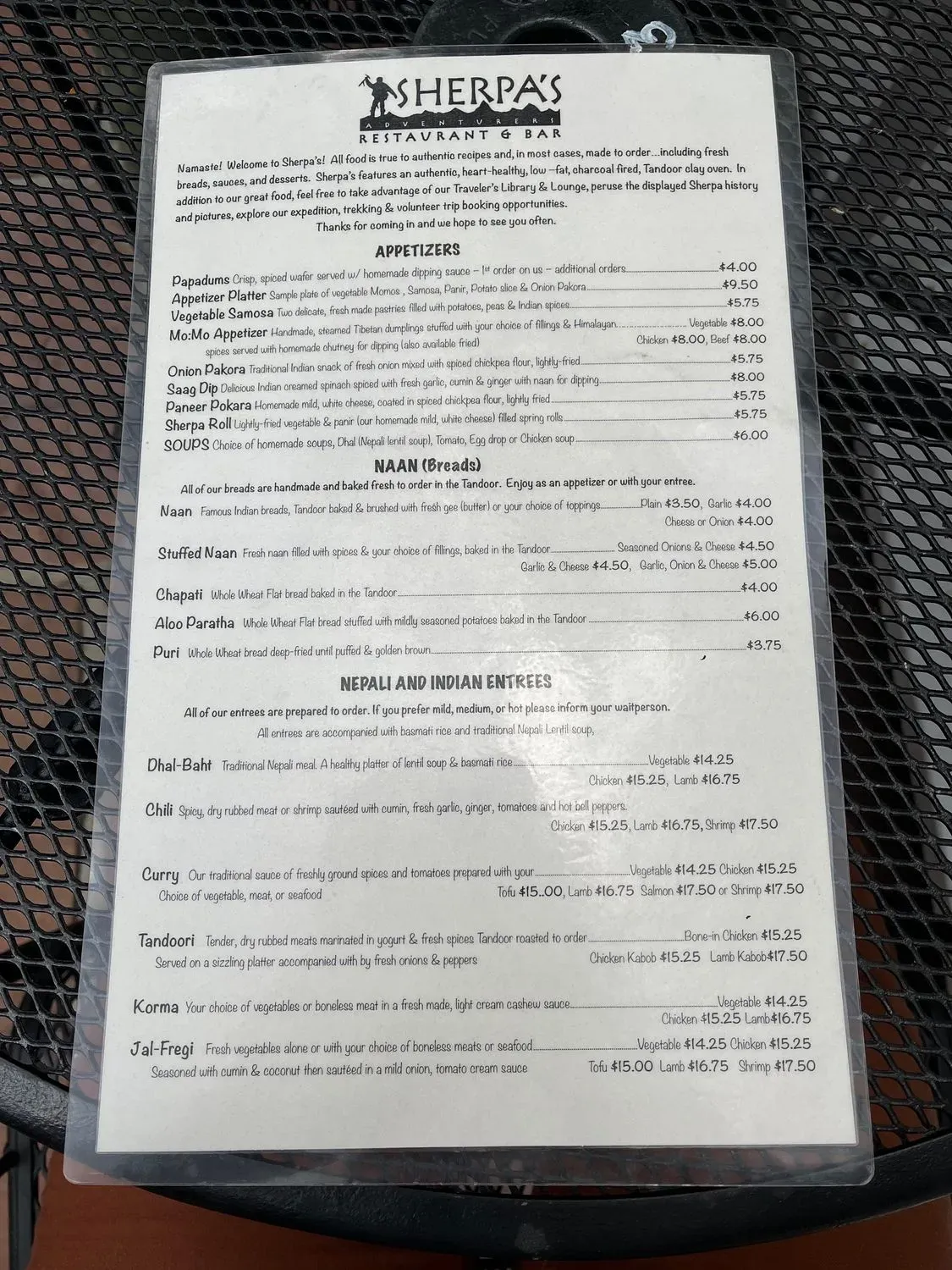 Menu 4