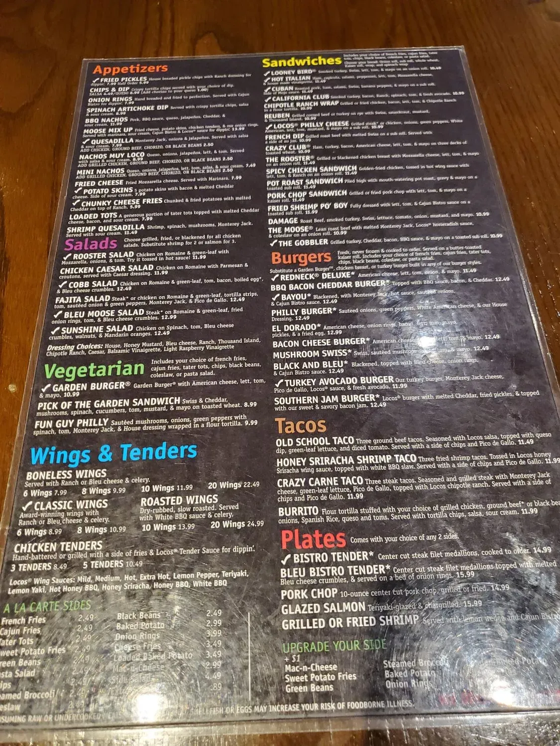 Menu 5