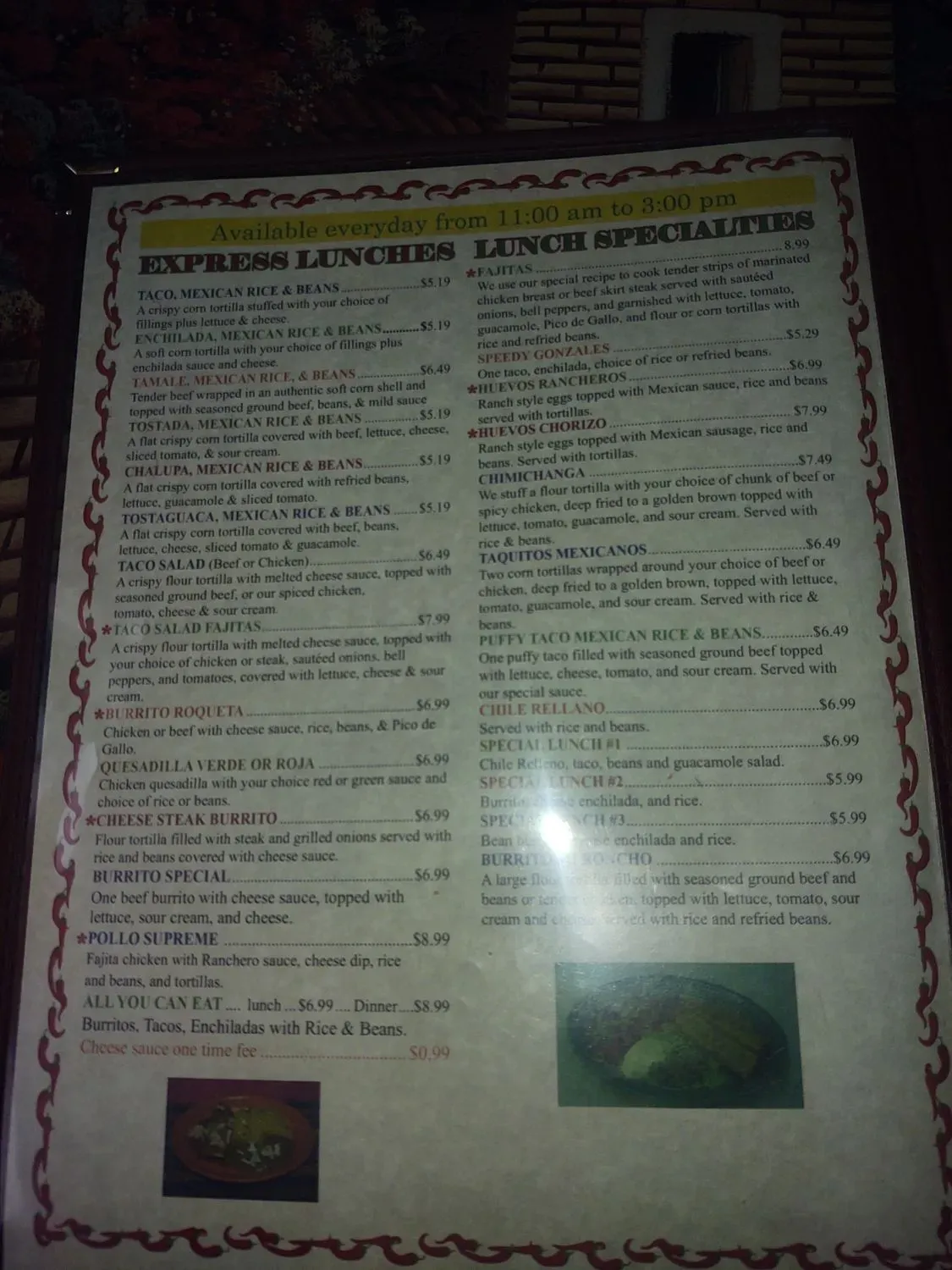 Menu 5