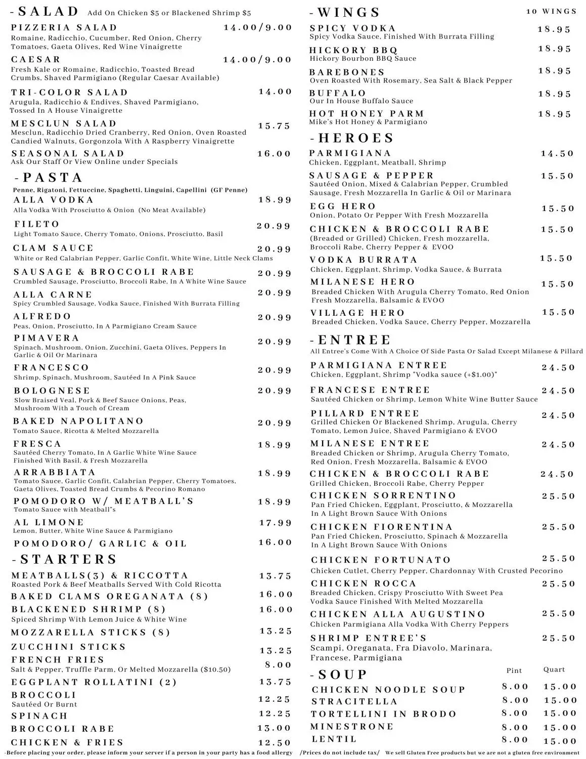 Menu 2