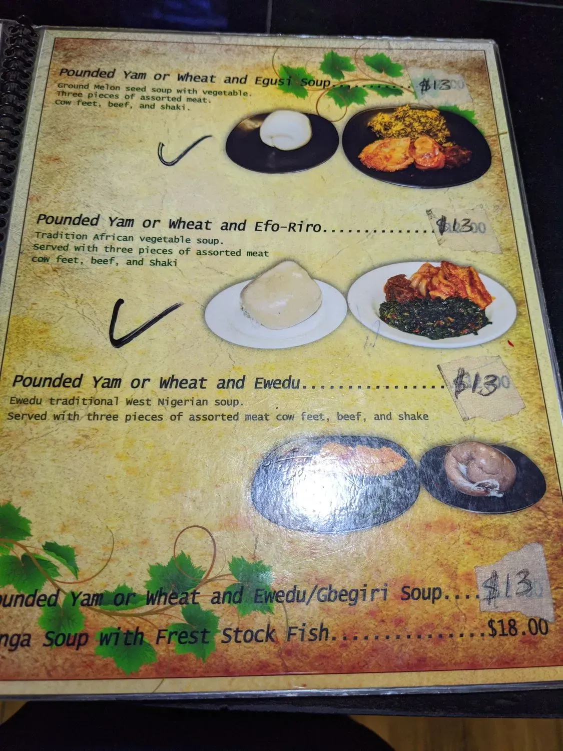 Menu 4