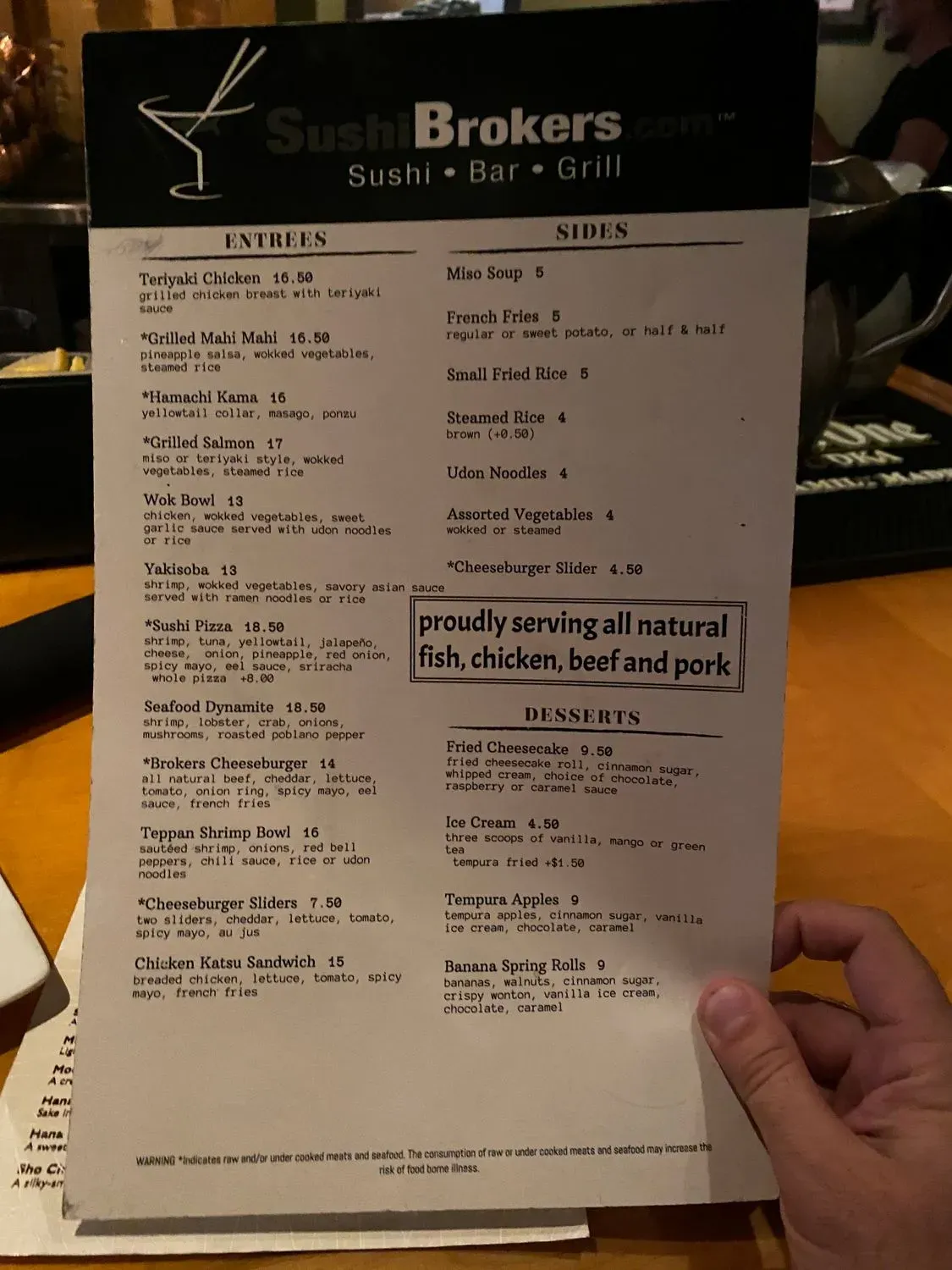 Menu 5