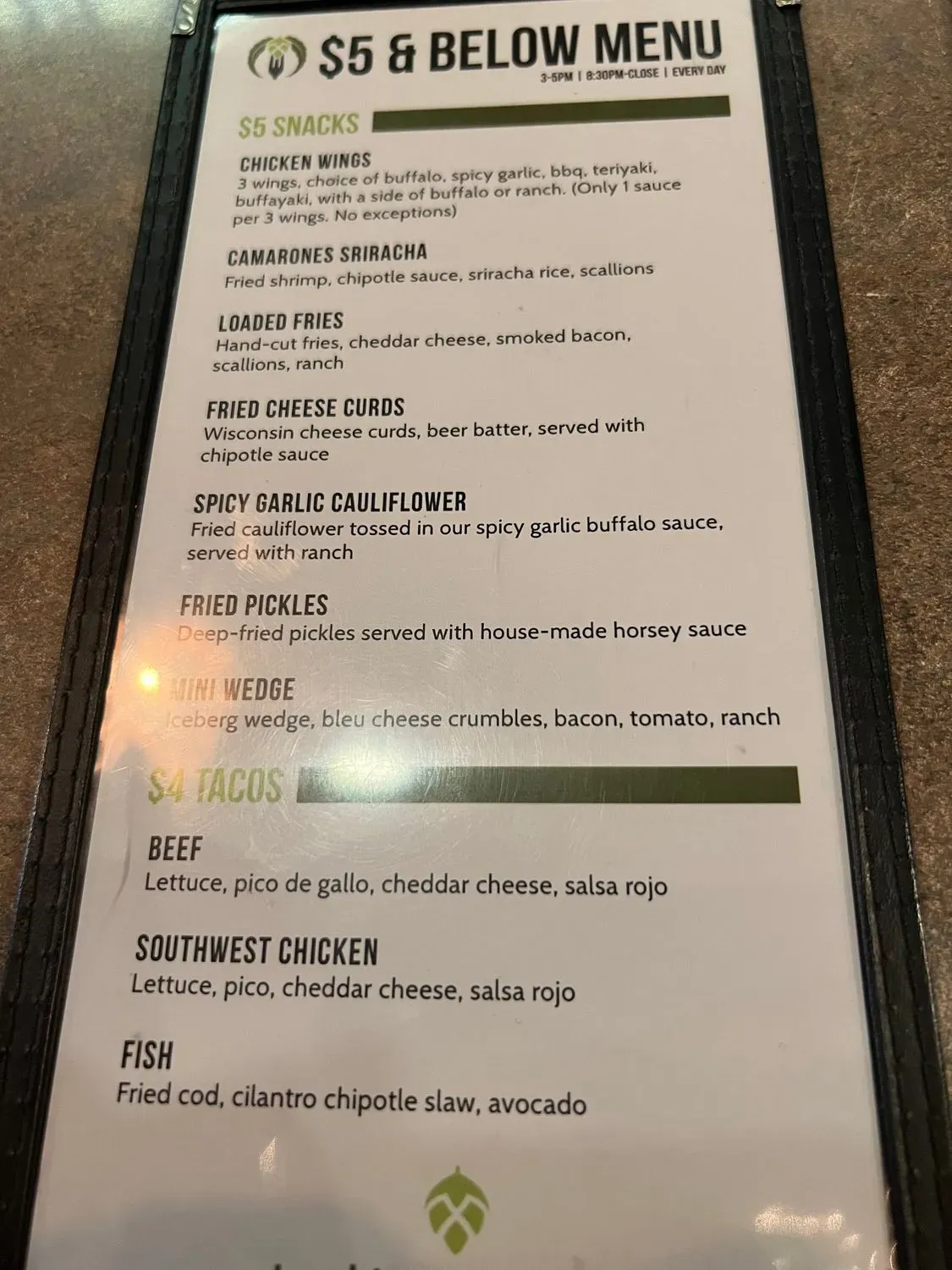 Menu 4