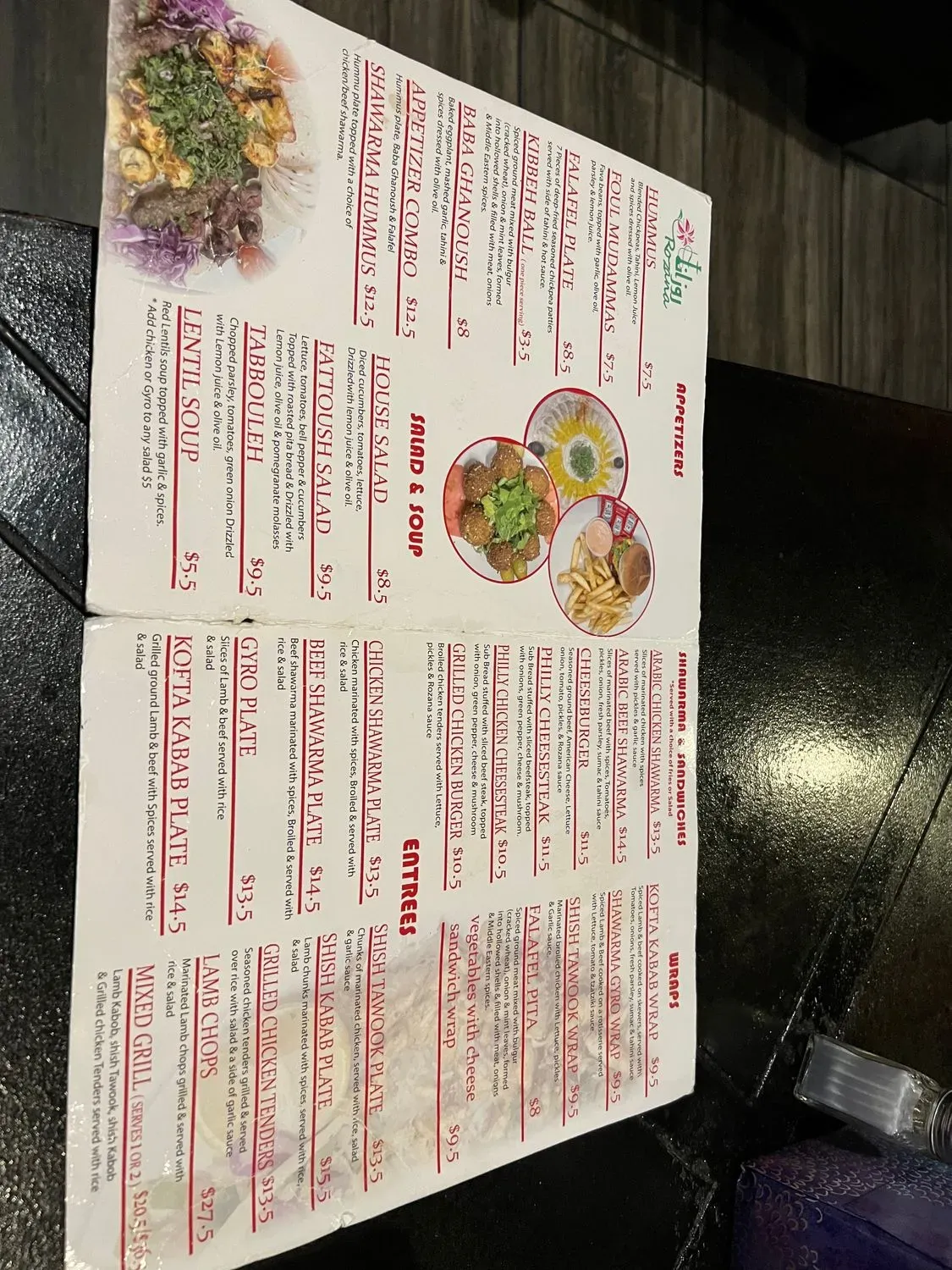 Menu 5