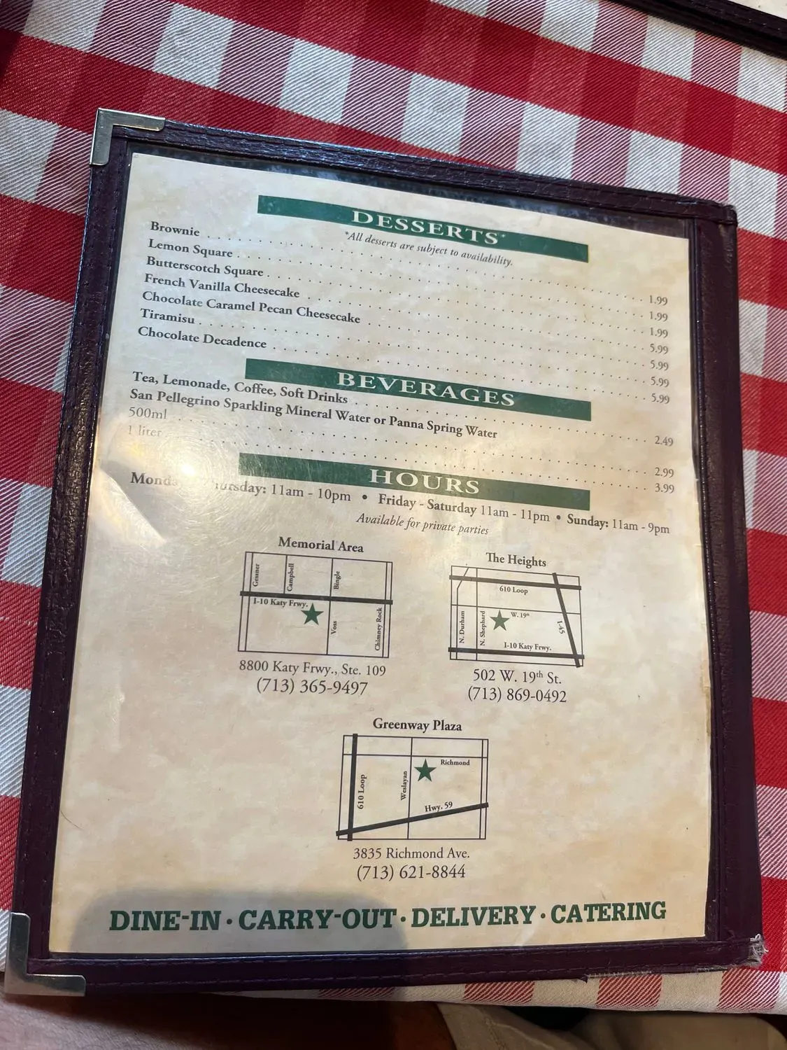 Menu 6