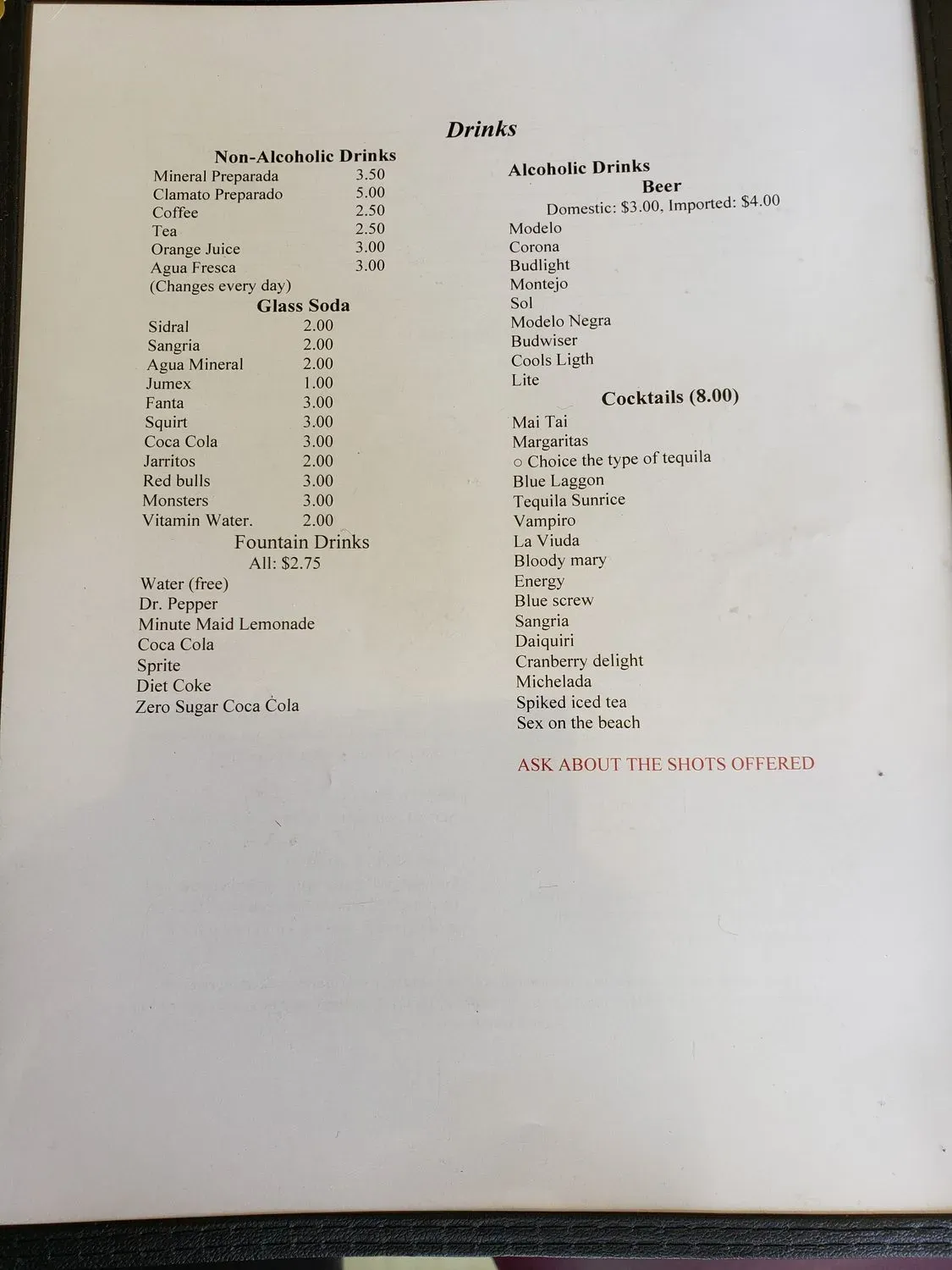 Menu 6