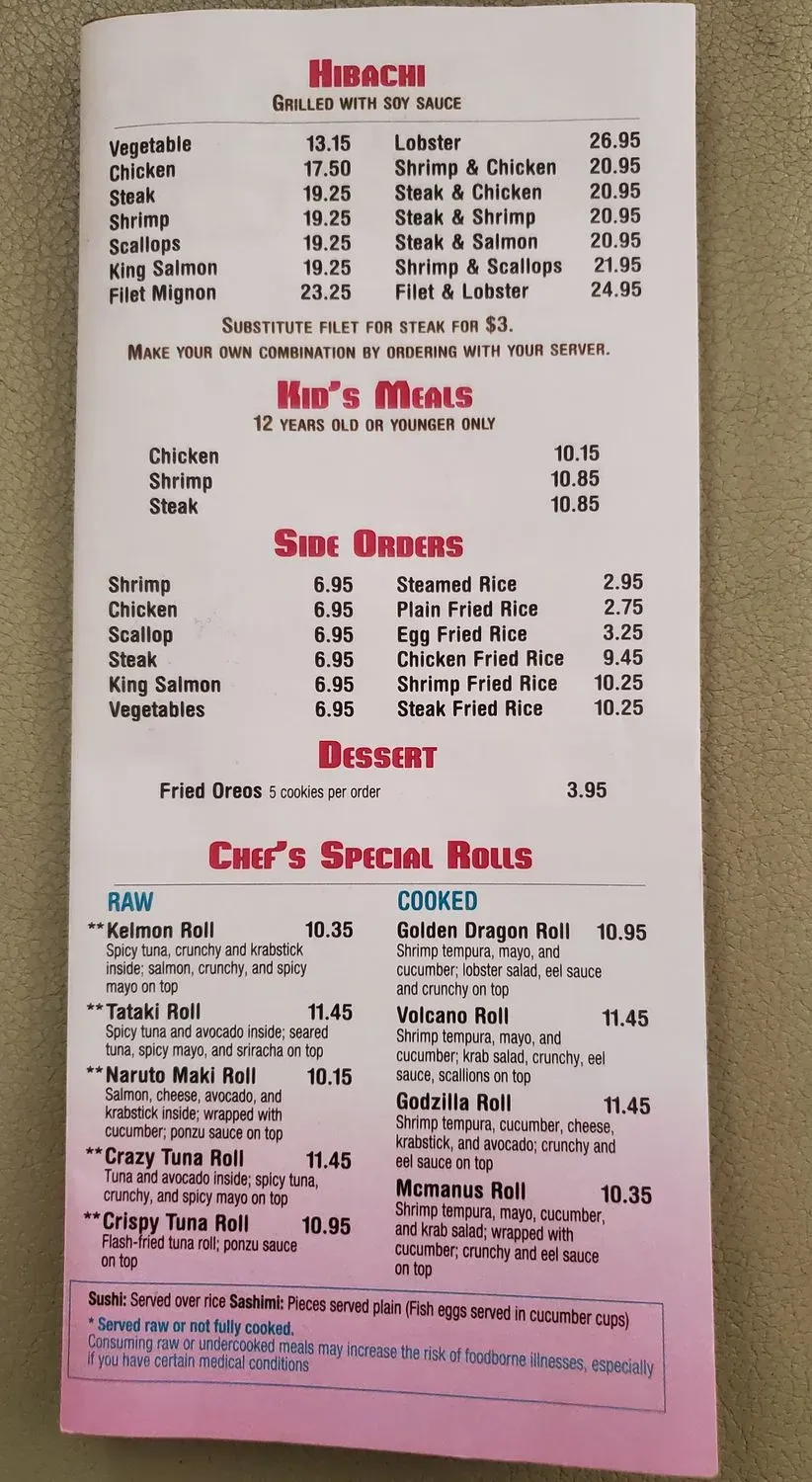 Menu 3