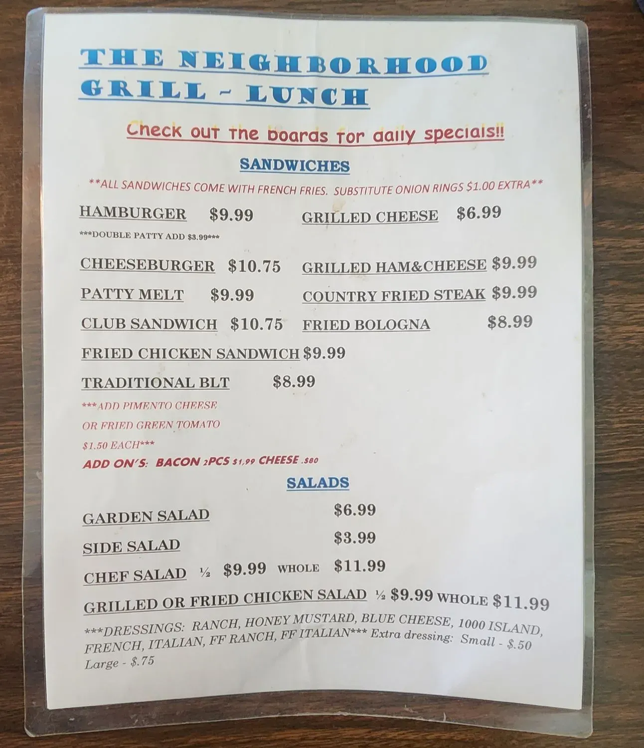 Menu 3