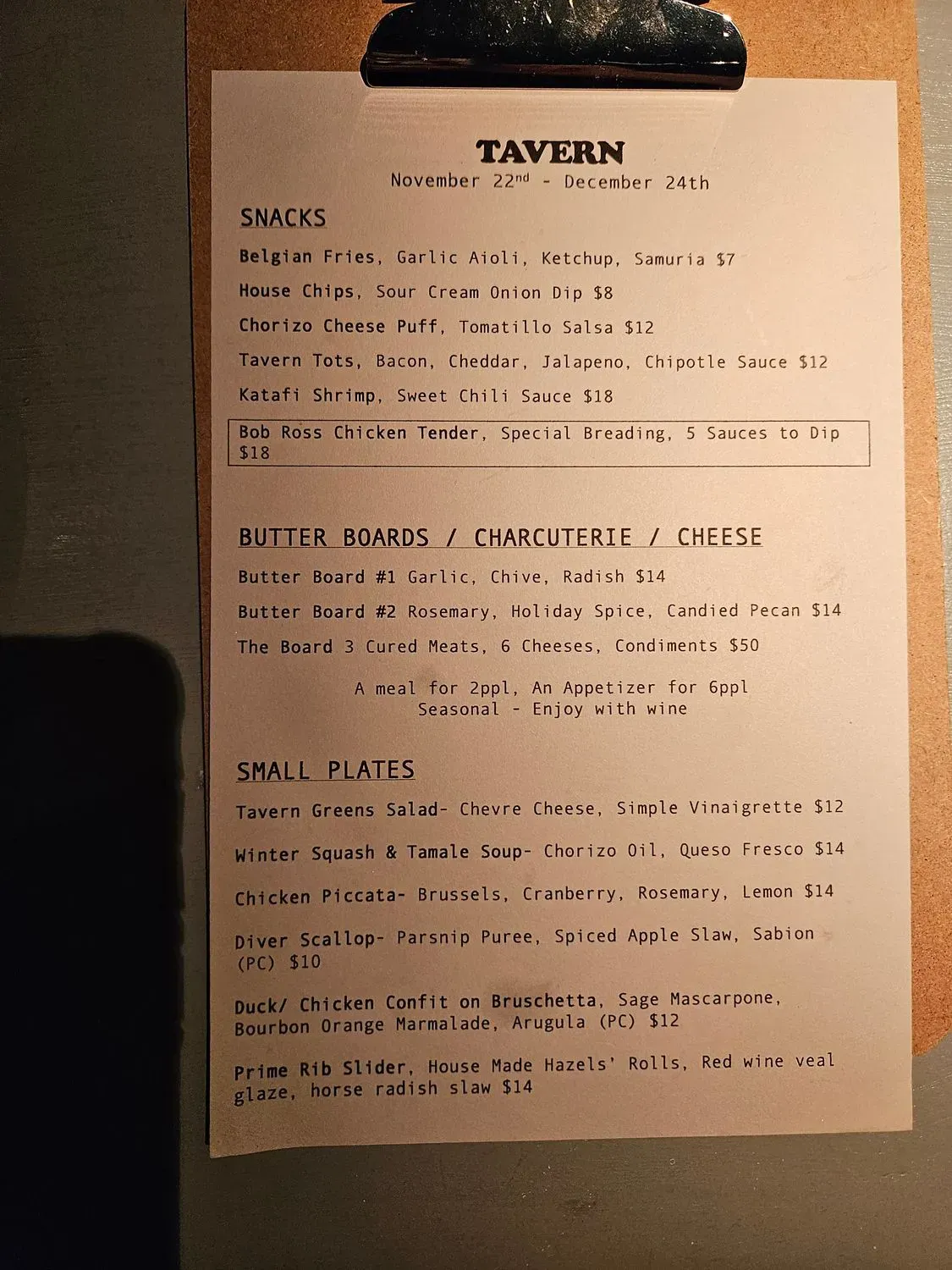 Menu 3