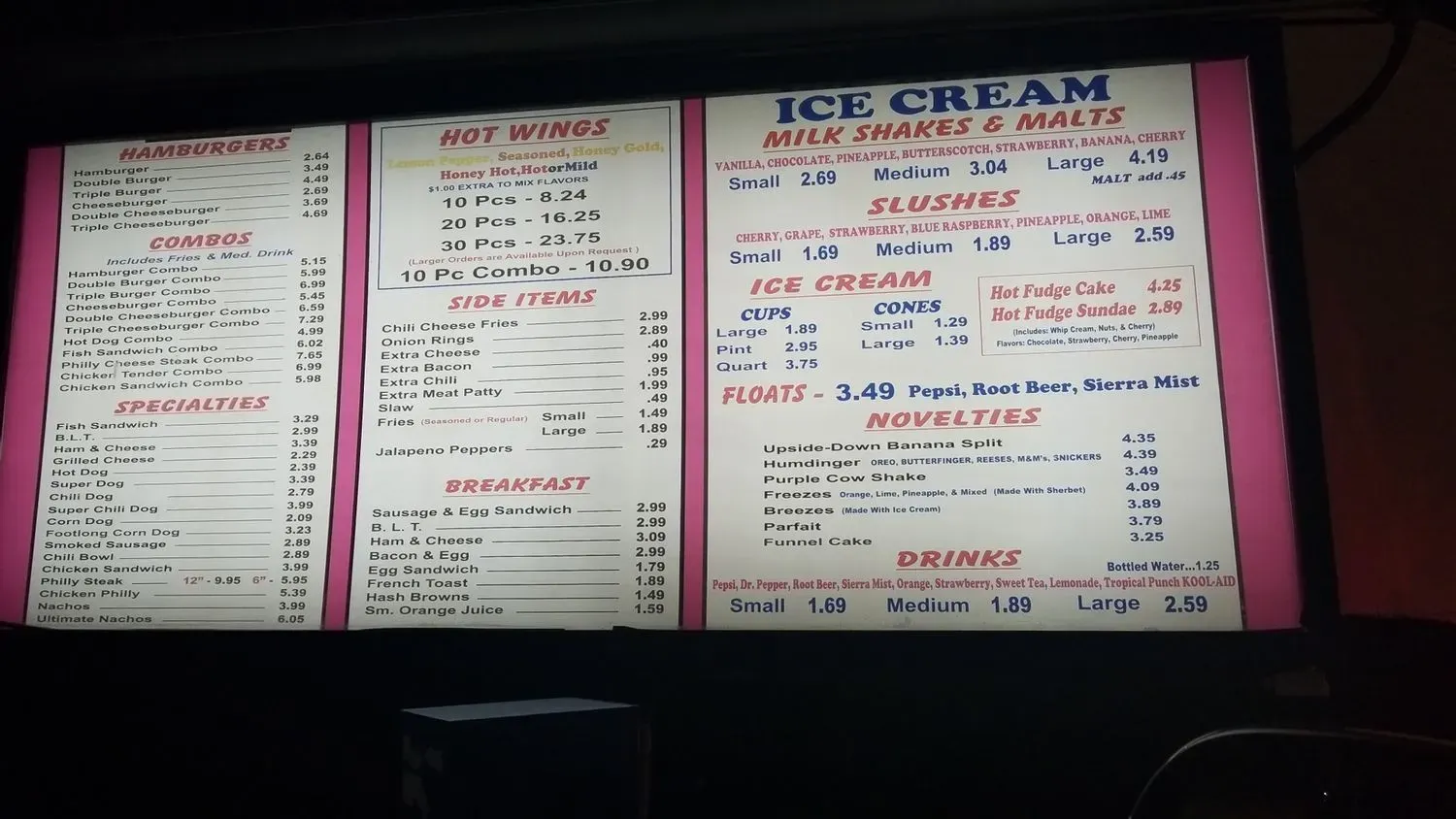 Menu 4