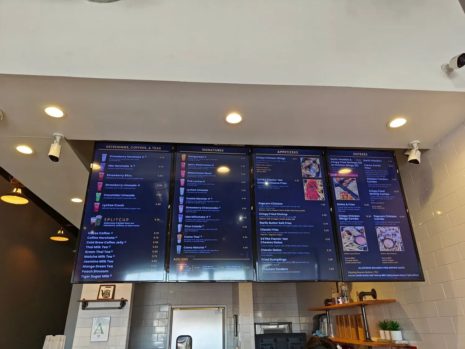 Zero Degrees Menu - Updated November 2025
