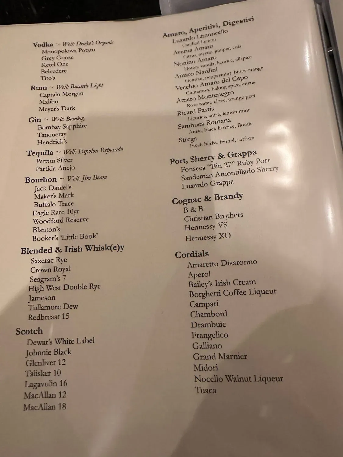 Menu 4