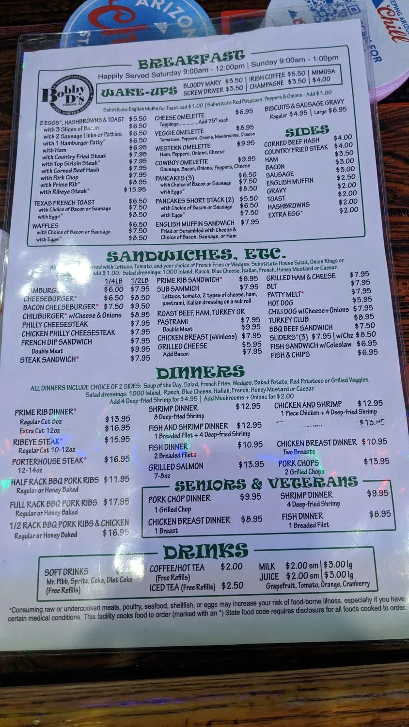 Menu 5