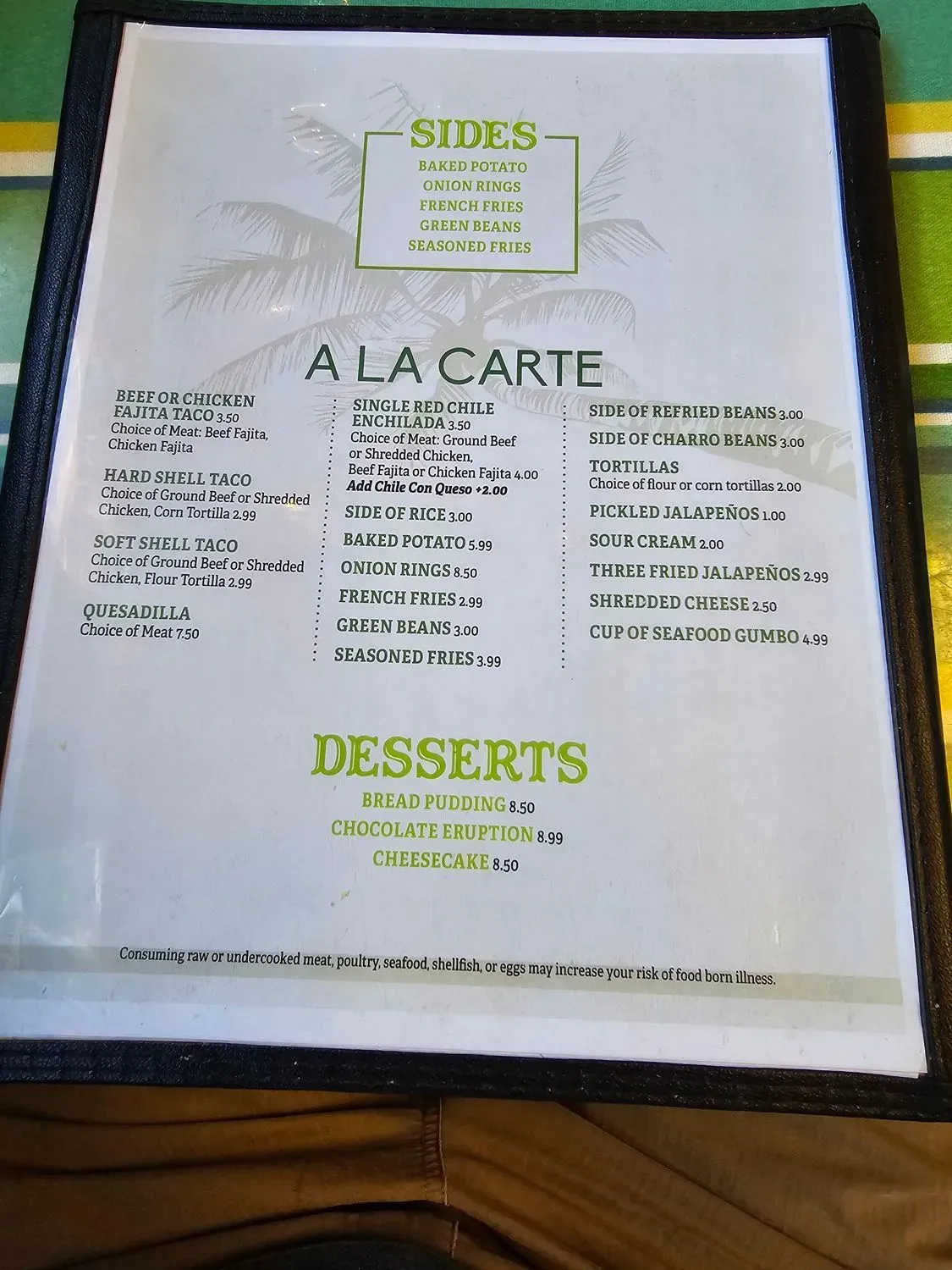 Menu 4