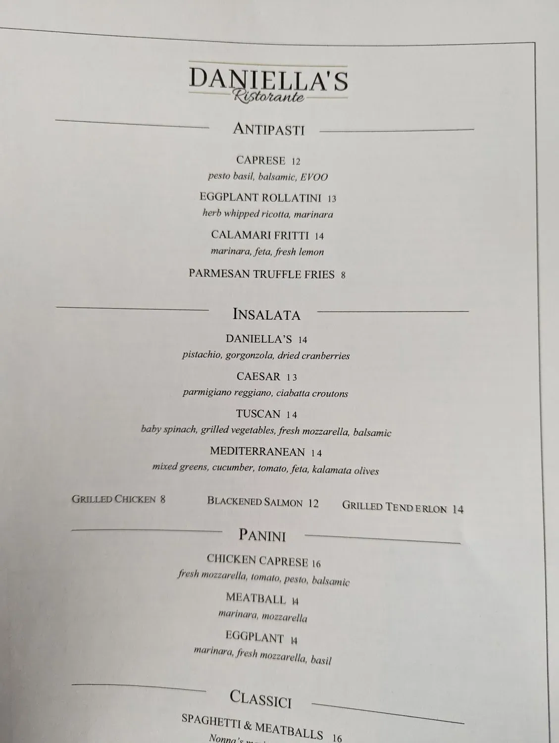 Menu 2