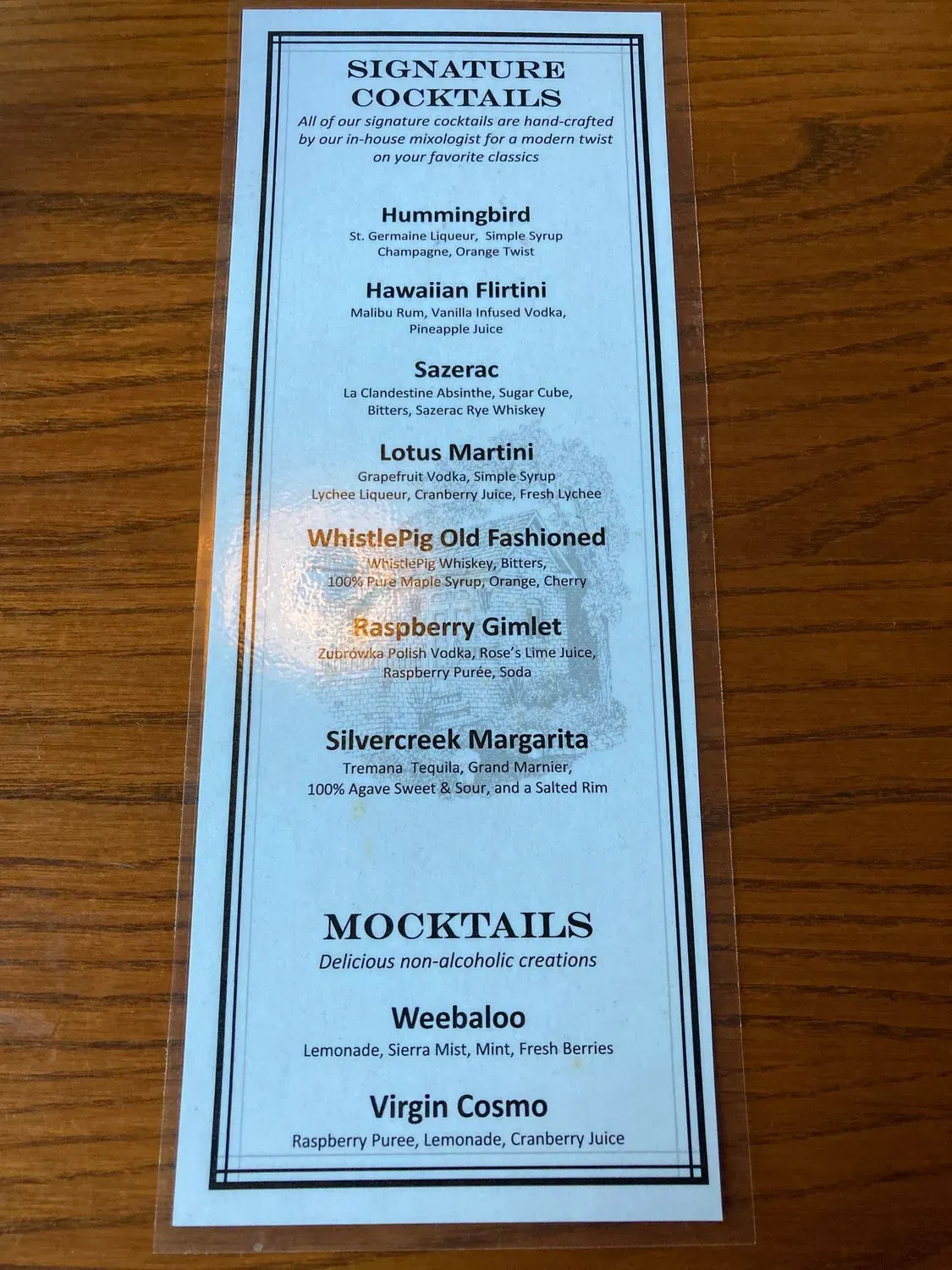 Menu 5