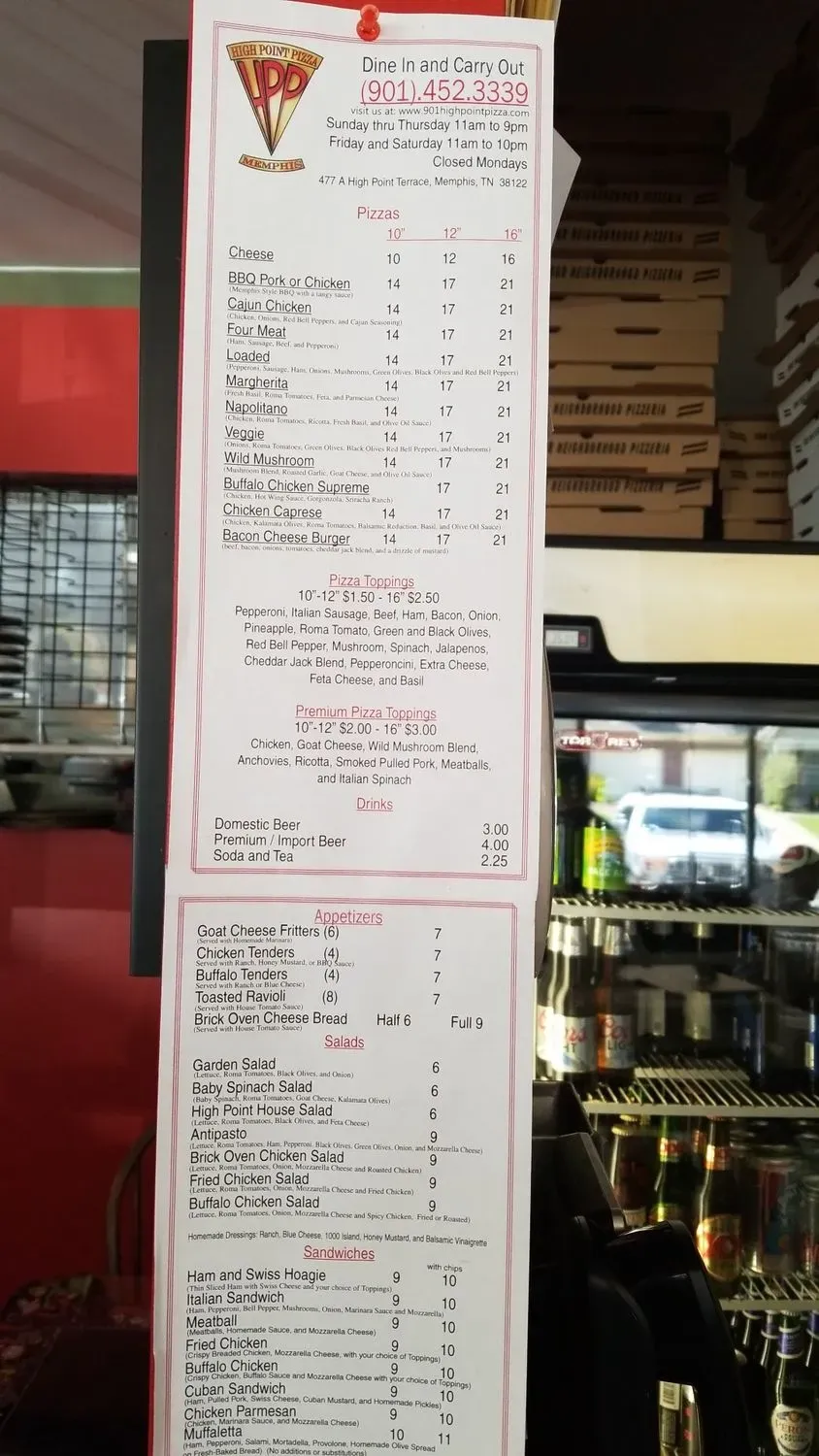 Menu 5