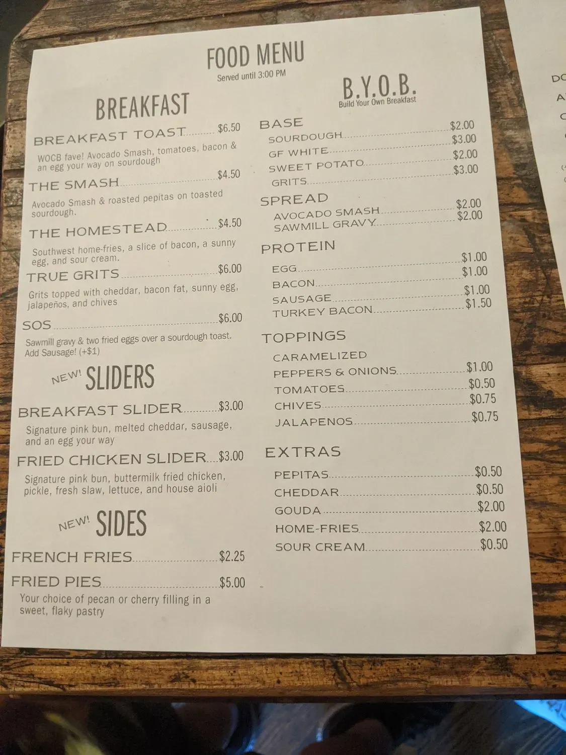 Menu 2