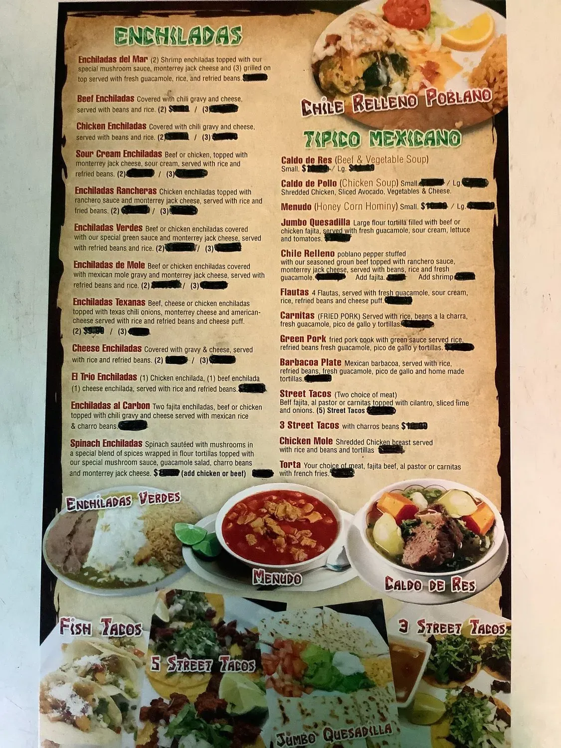 Menu 5