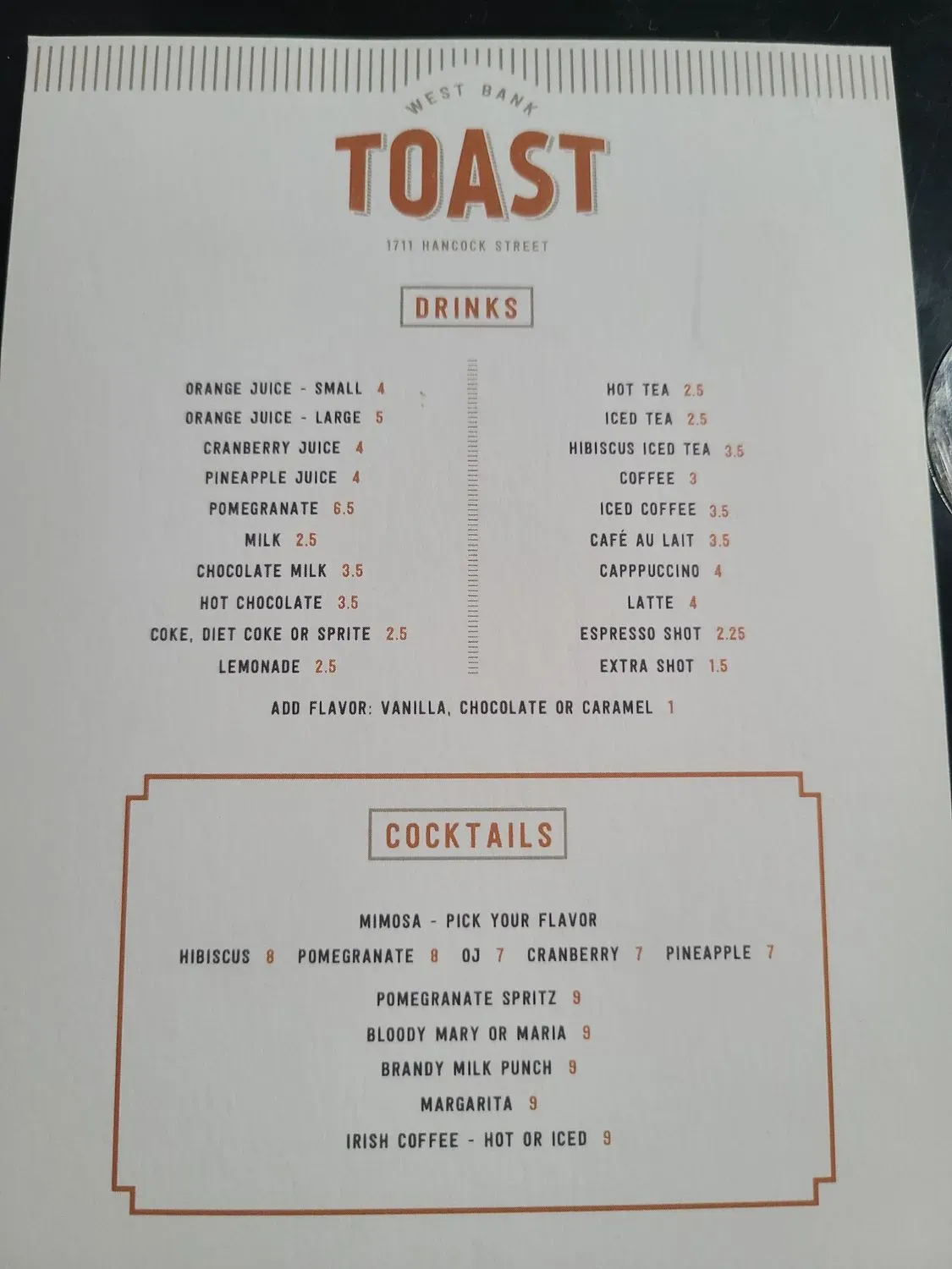 Menu 2