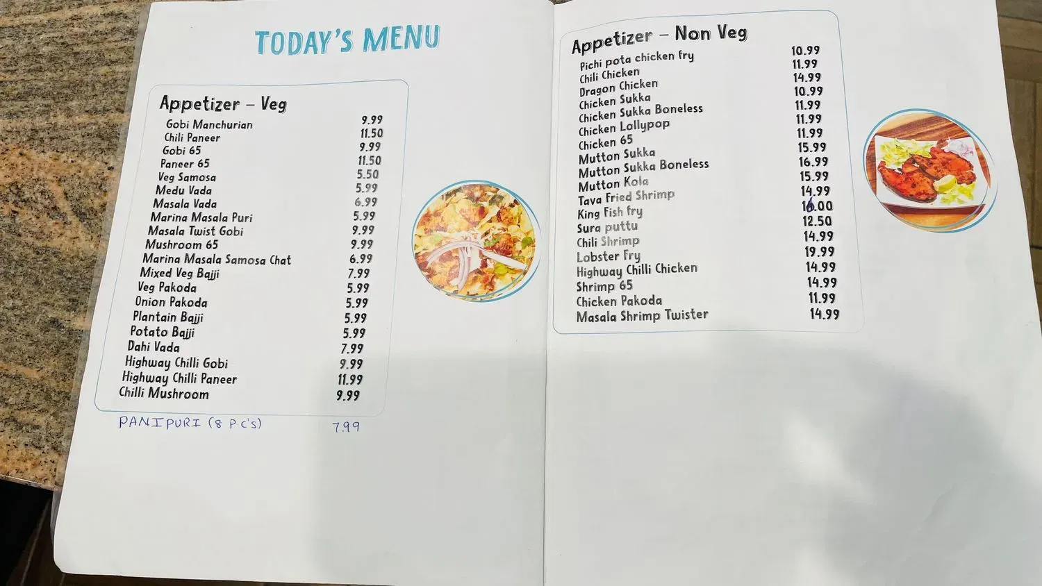 Menu 5