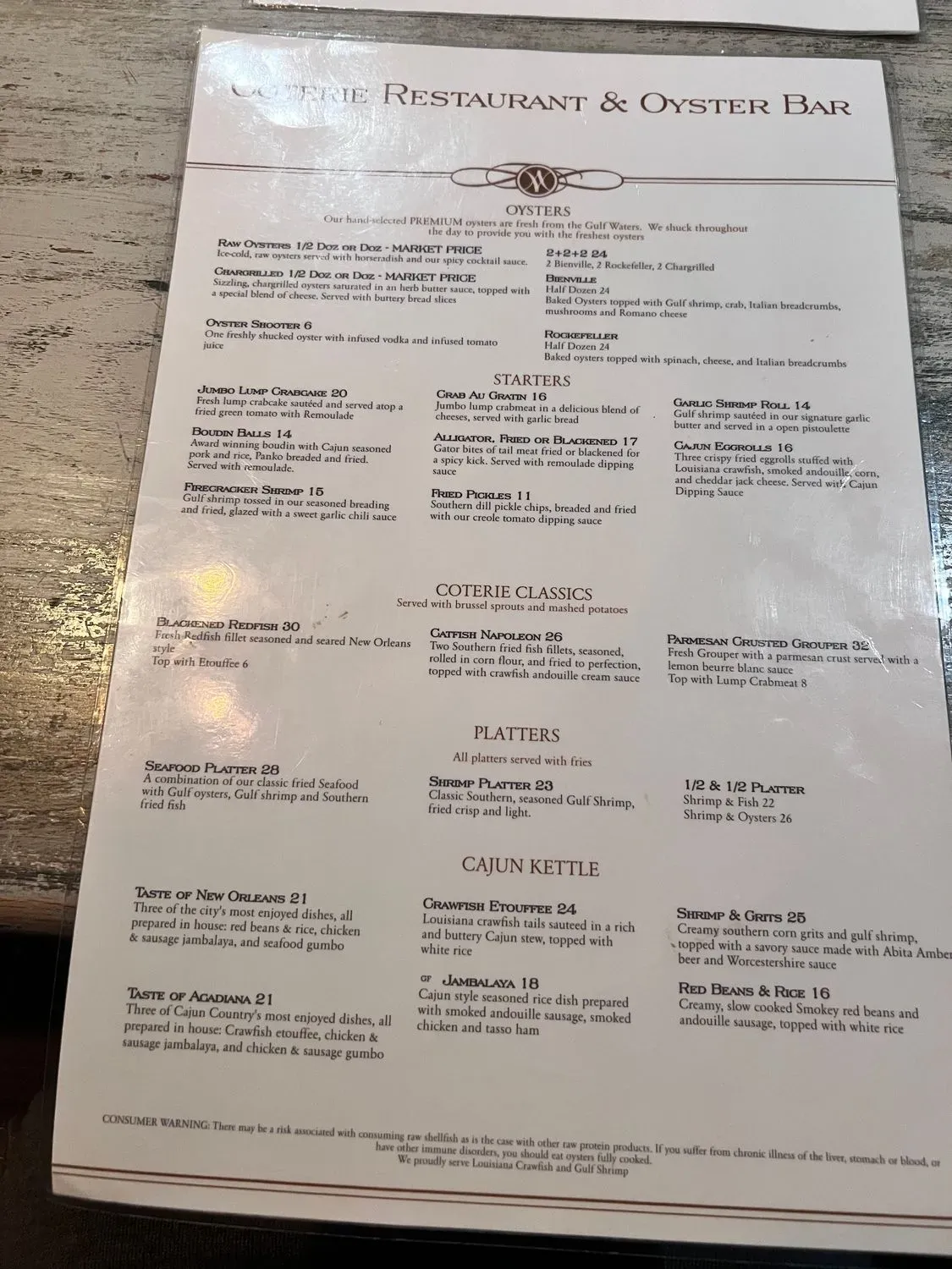 Menu 6