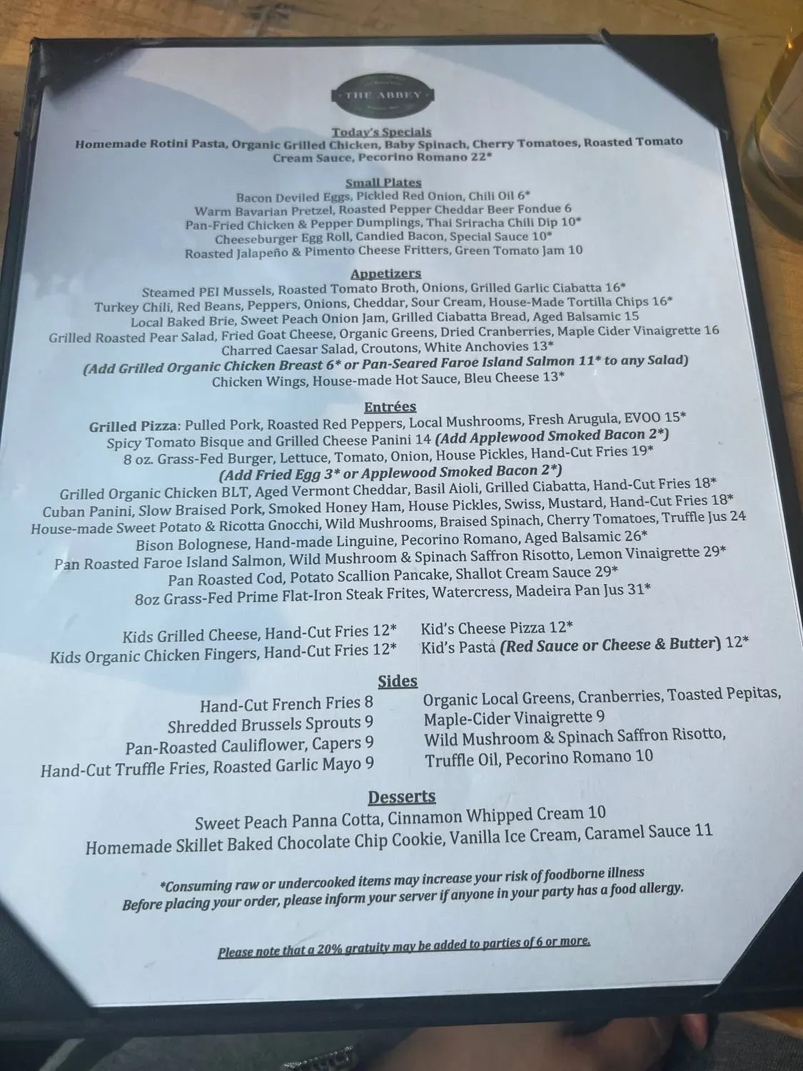 Menu 2