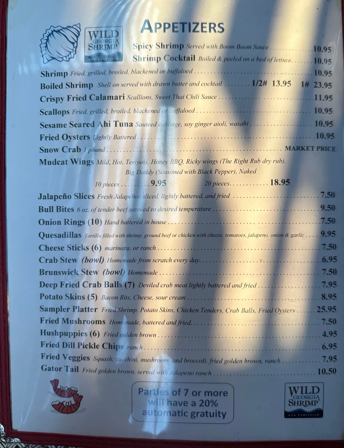 Menu 6