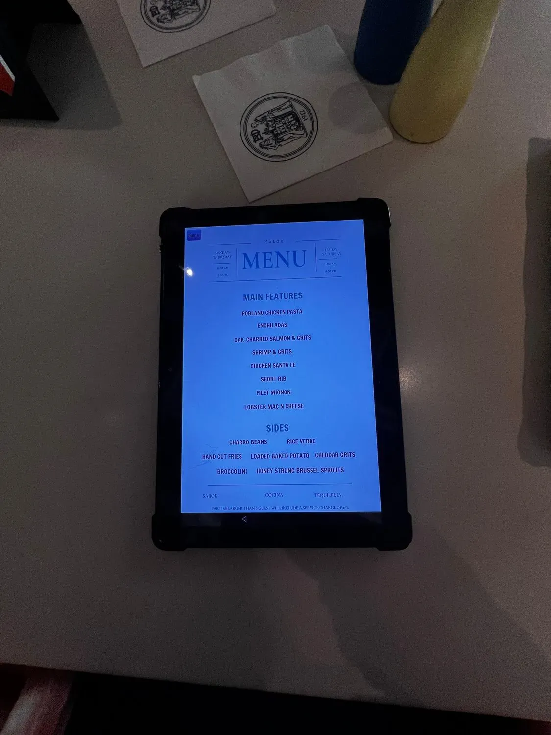 Menu 6