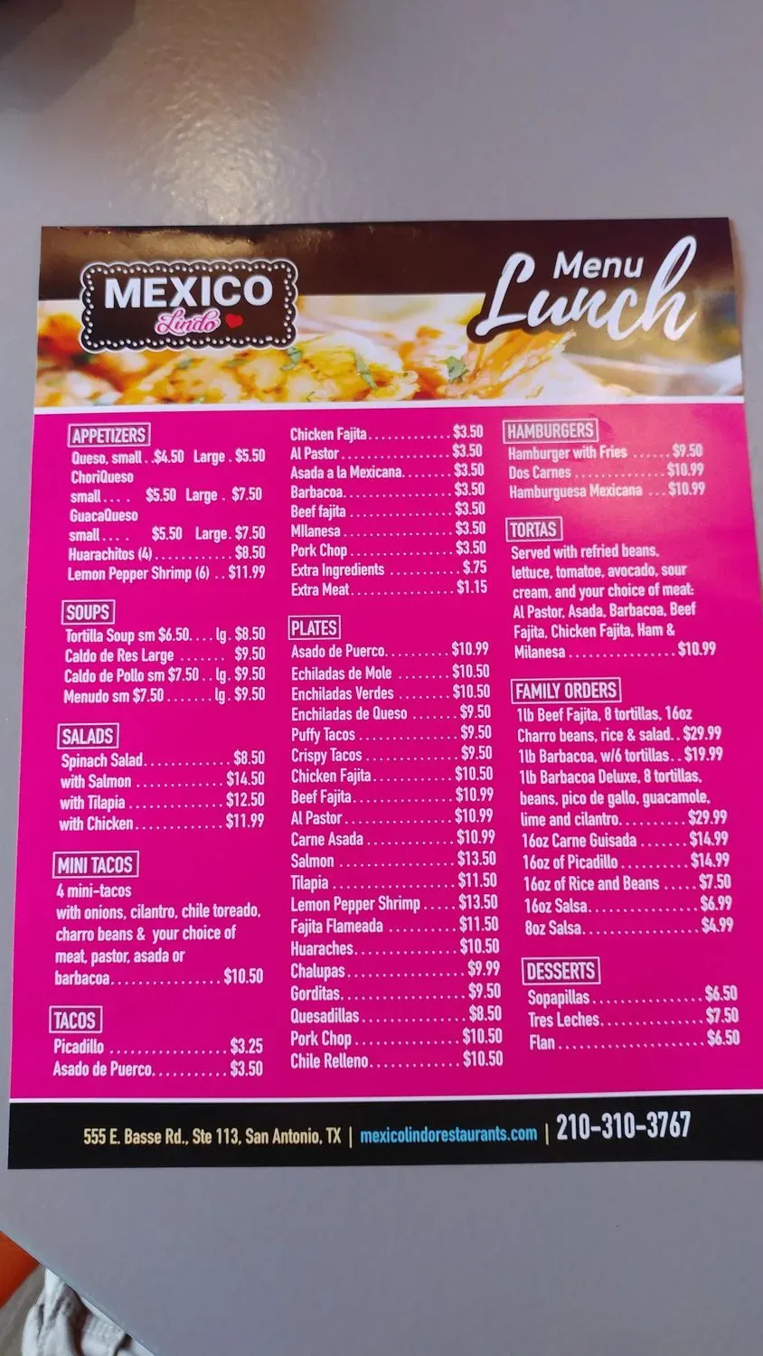 Menu 6