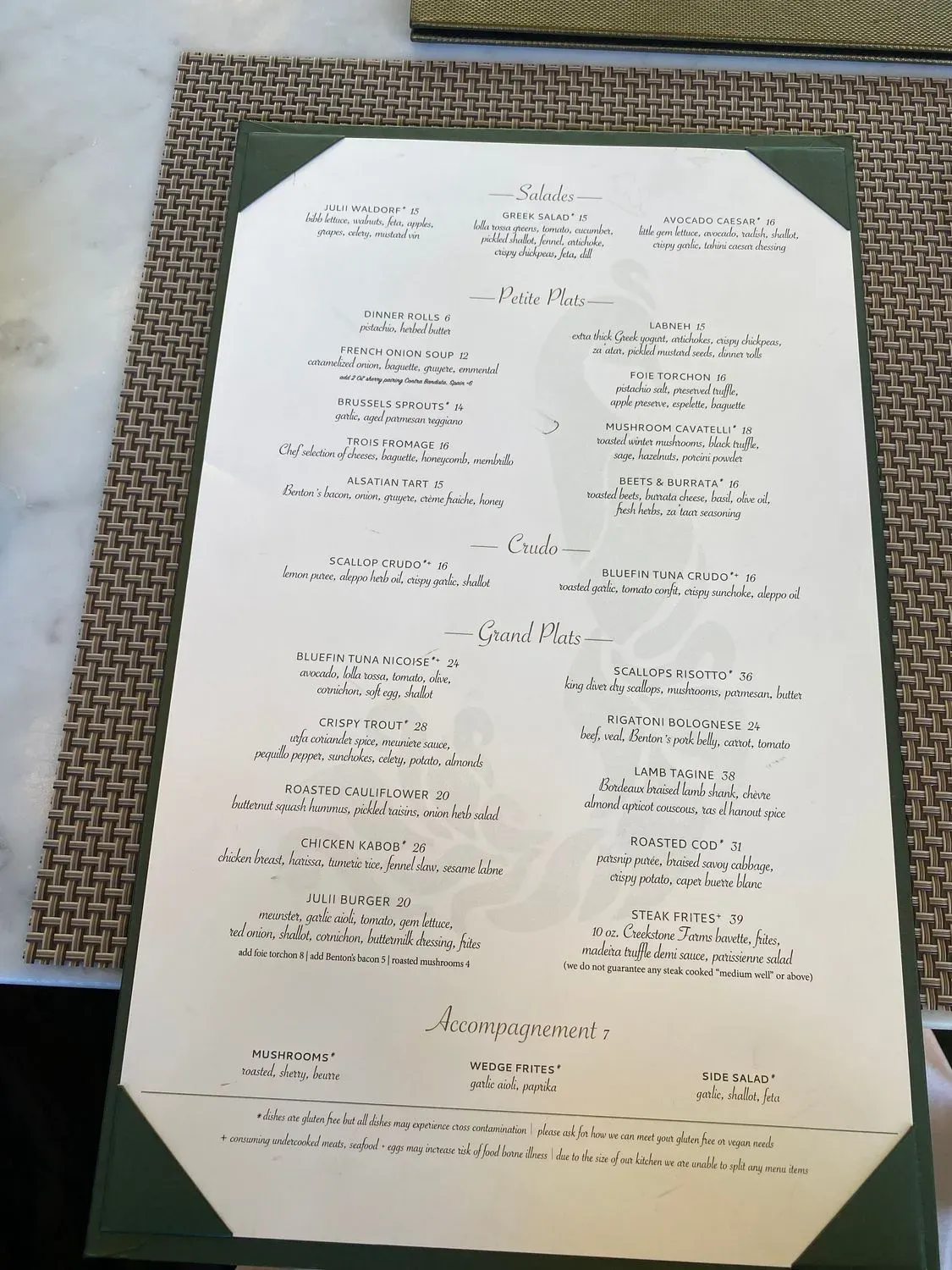 Menu 4