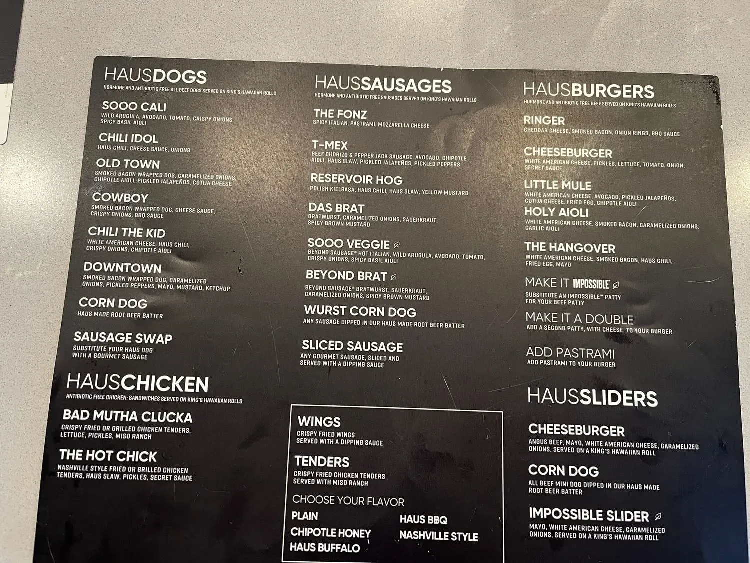 Menu 2