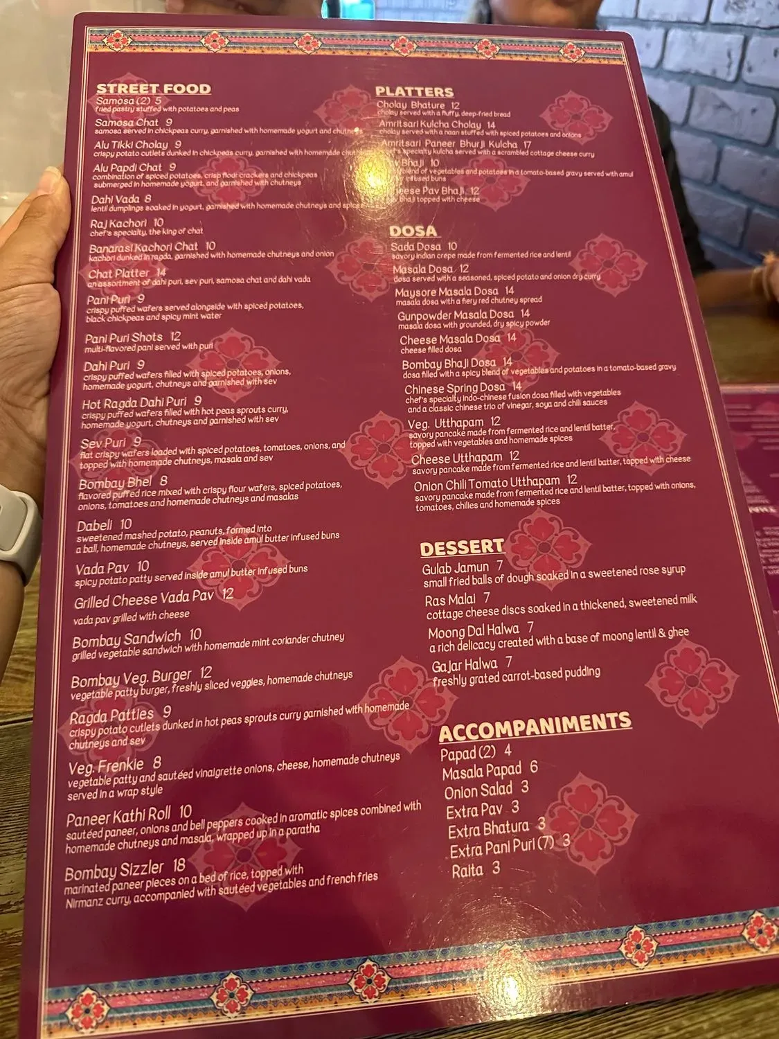 Menu 4