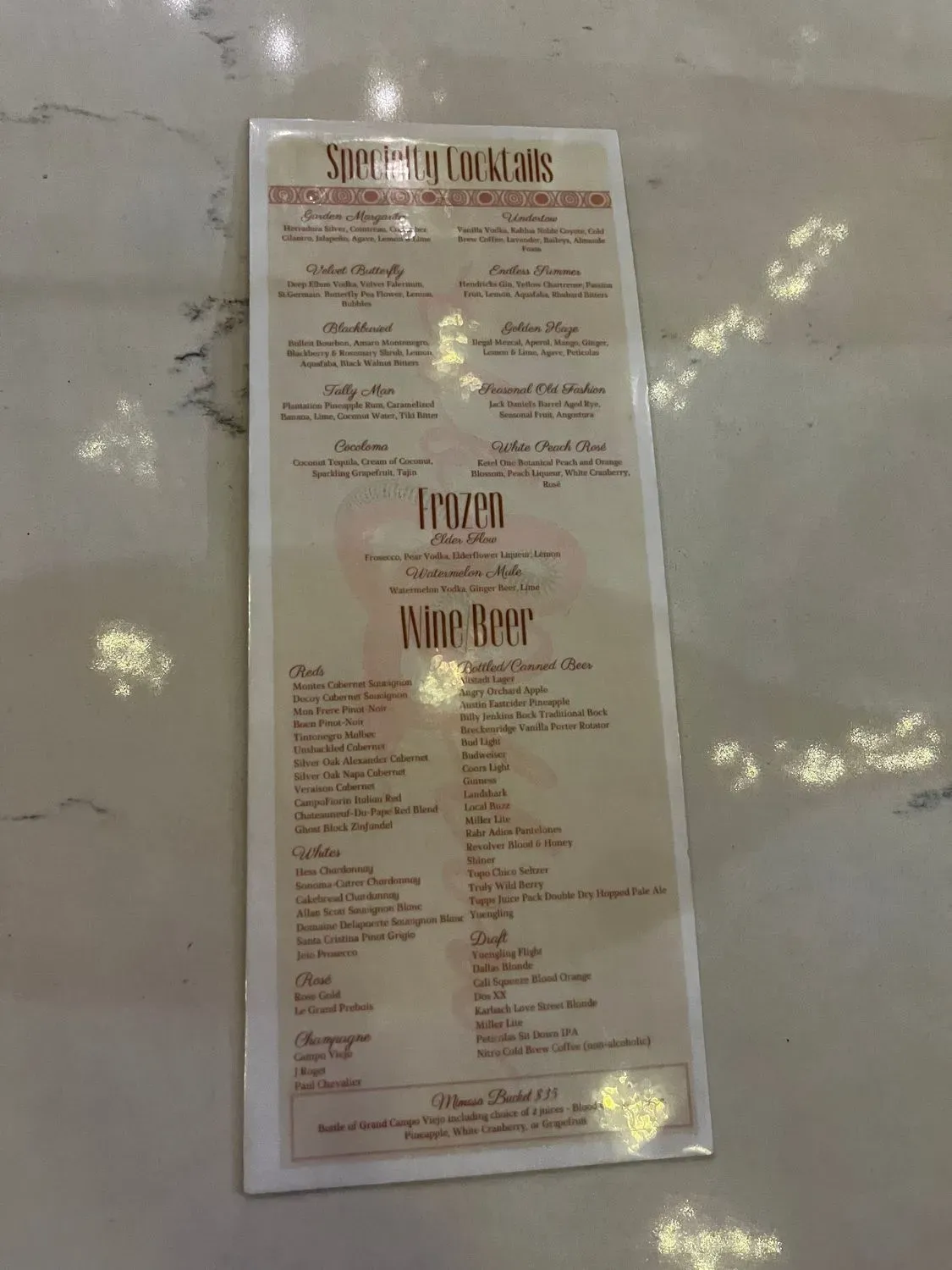 Menu 5