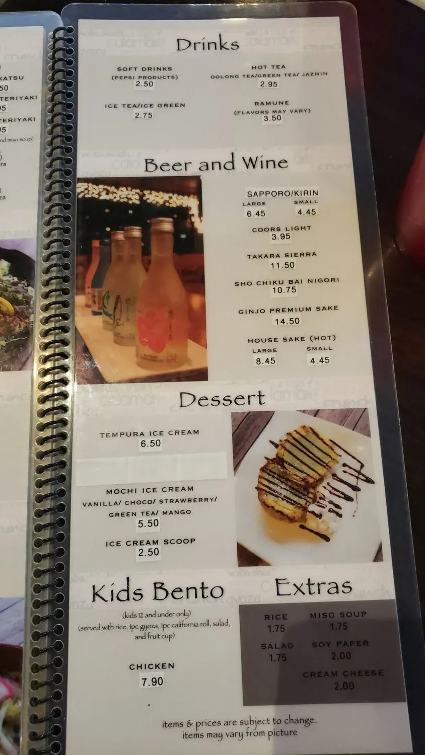 Menu 6