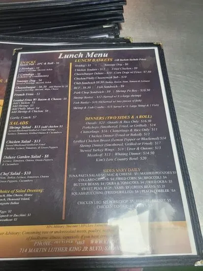 Menu 6